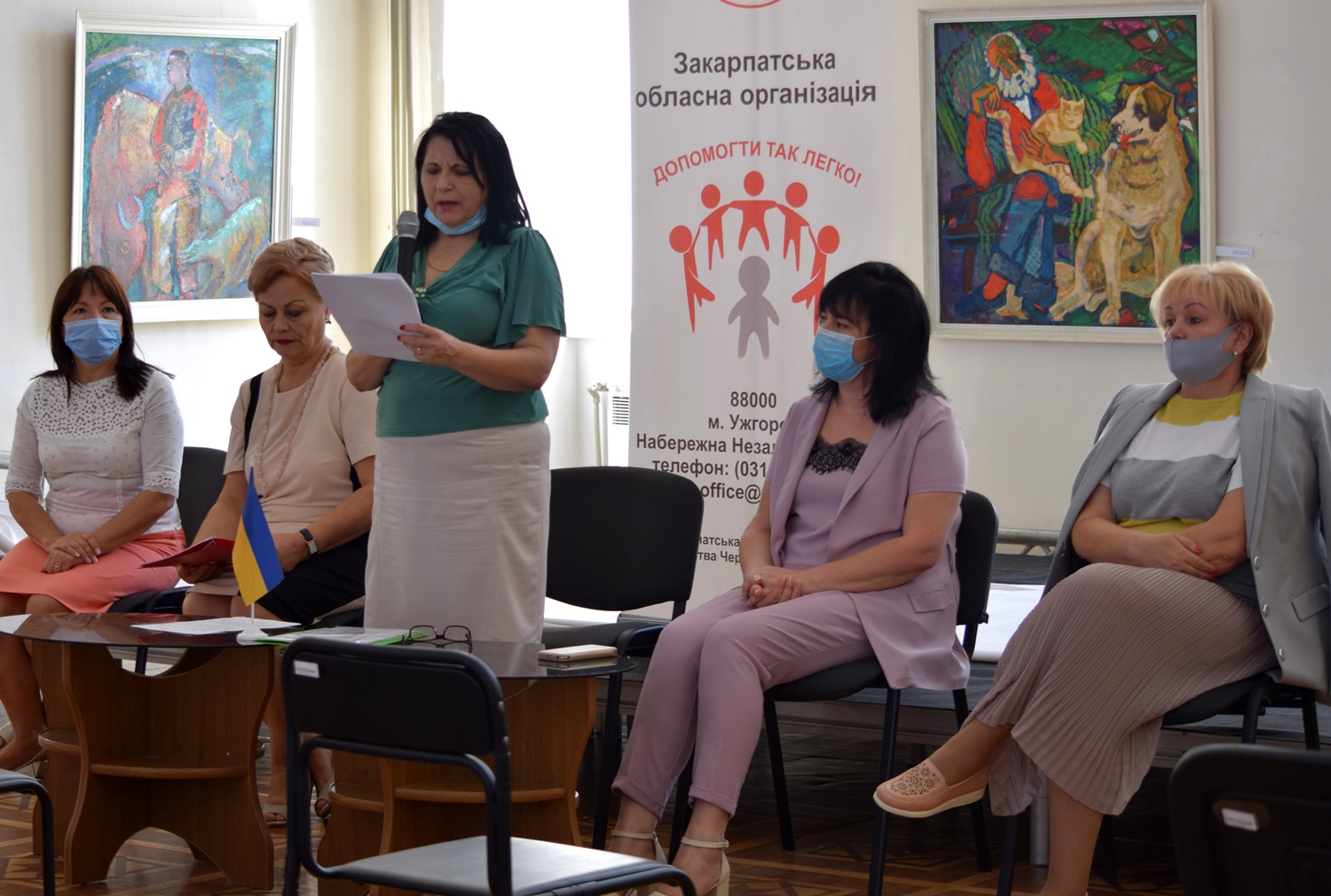 Ужгородська міська організація Товариства Червоного Хреста України звітувала про роботу за 5 років