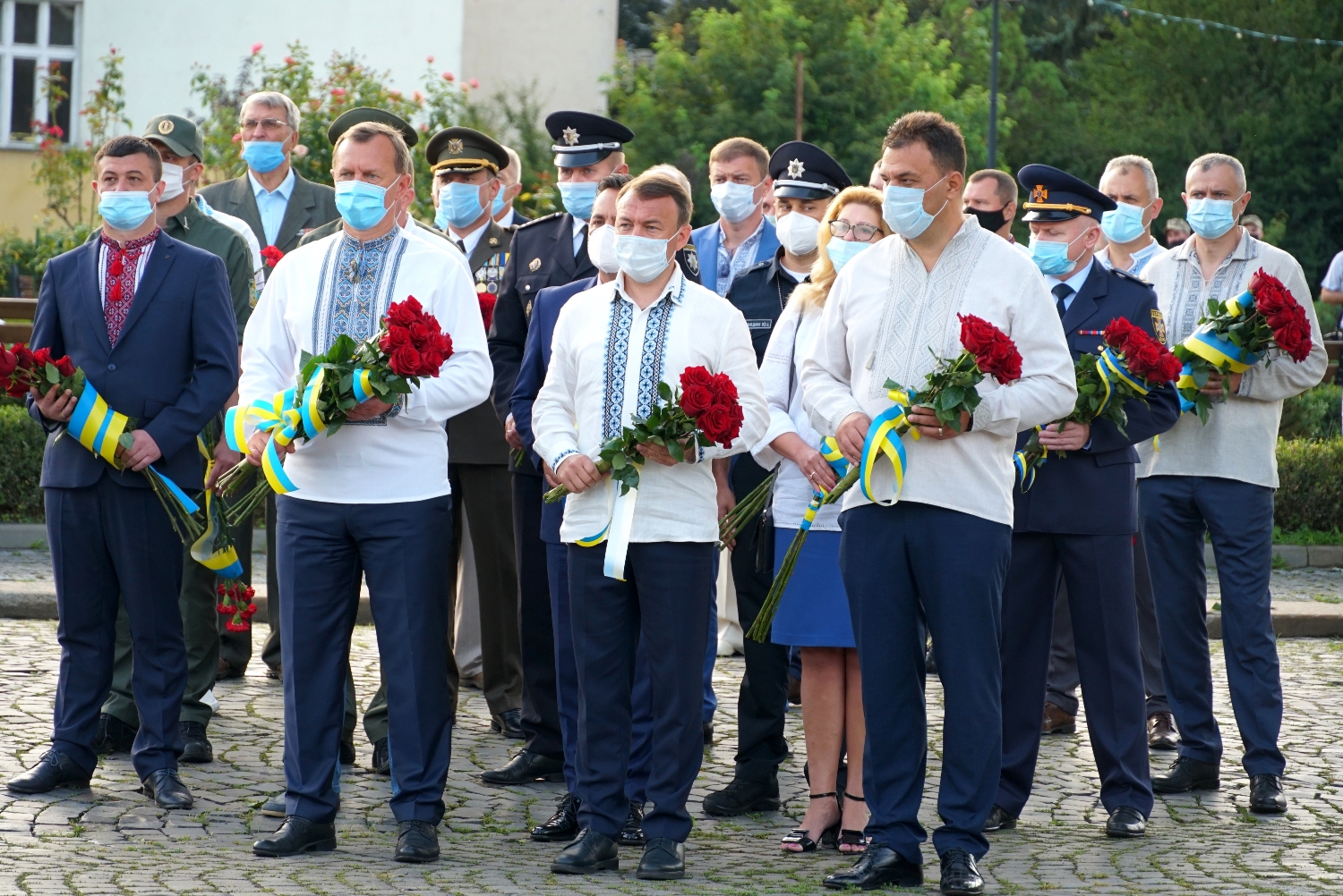 До Дня Незалежності України відбулися урочистості на ужгородській площі Народній