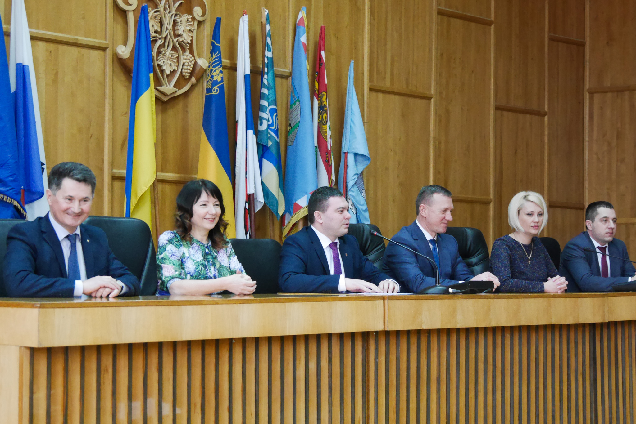 Працівниць Ужгородської міської ради привітали з прийдешнім 8 Березня