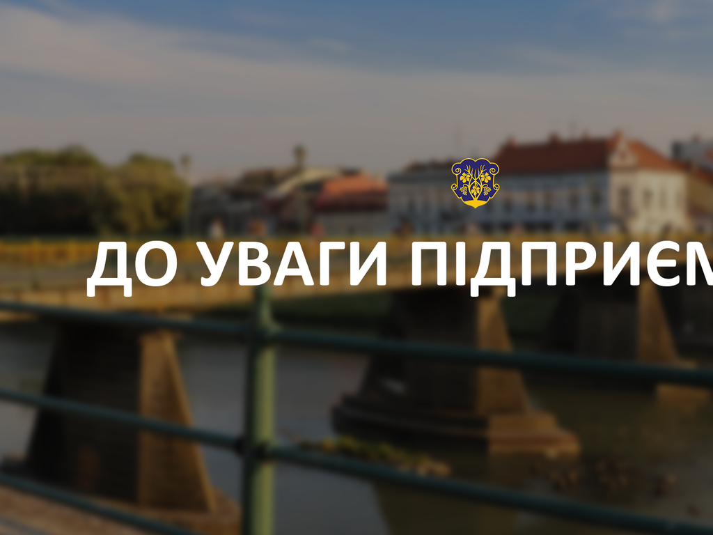 Ужгородська міська рада запрошує до Координаційної Ради підтримки підприємництва 