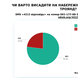 Ужгородці проголосували за висадження троянд на набережній Незалежності