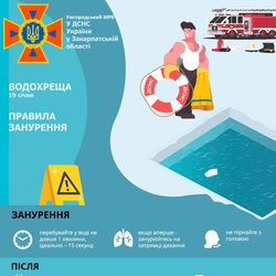 Про дотримання правил безпеки в місцях проведення заходів з нагоди Водохреща