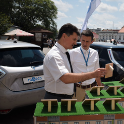 В Ужгороді у рамках Днів Енергії провели інтерактивну акцію в центрі міста