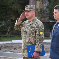 Урочистості до державних свят - у військовій частині А 1556