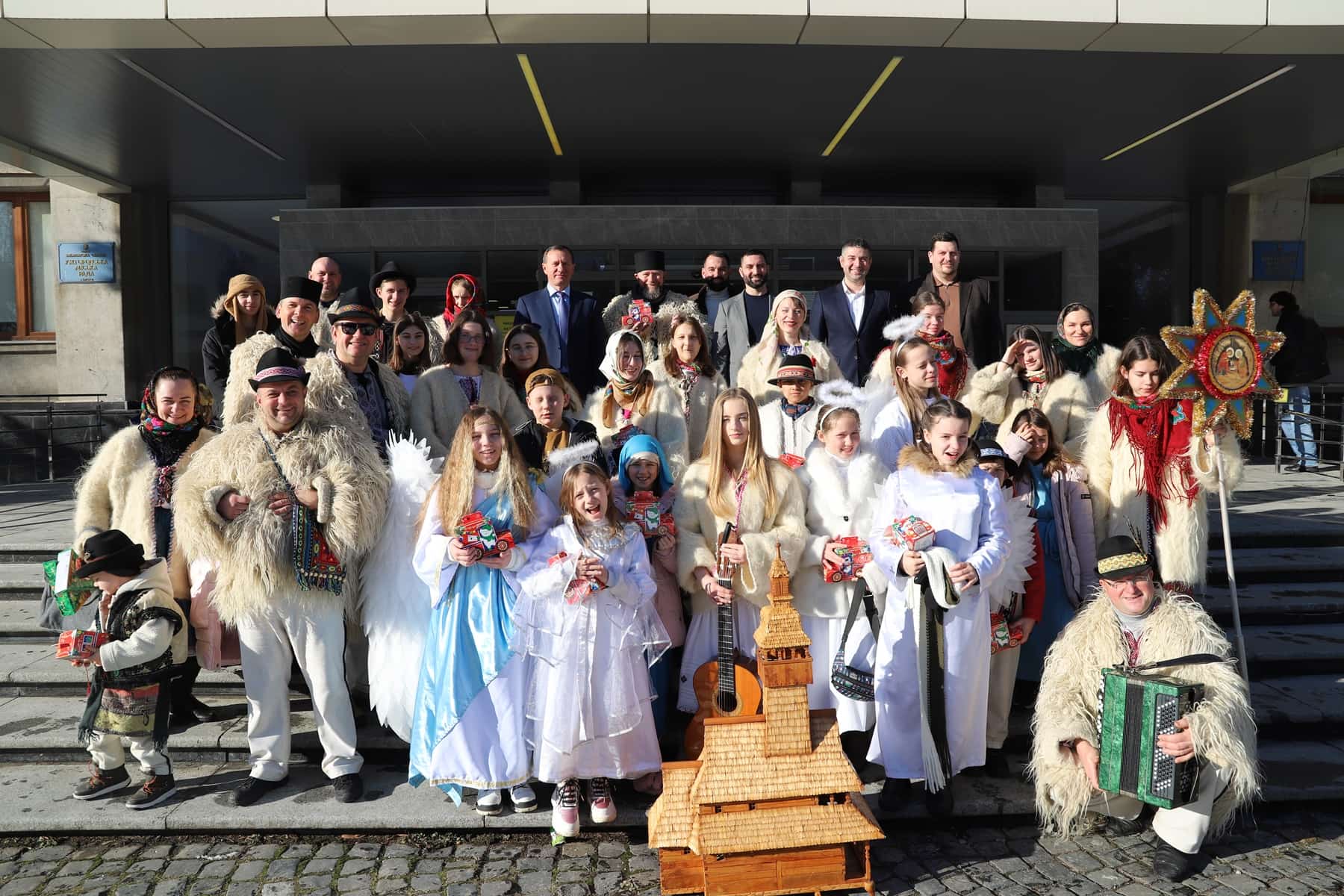 Ужгородська міська рада сьогодні приймала колядників