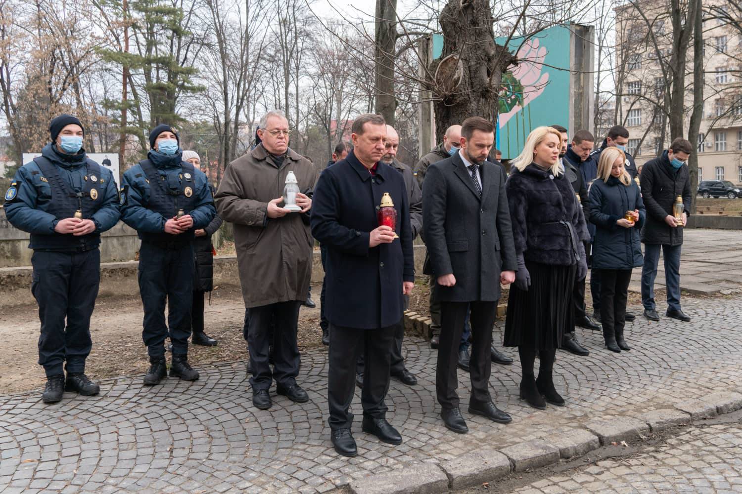 В Ужгороді вшанували подвиг учасників Революції Гідності та пам'ять Героїв Небесної сотні