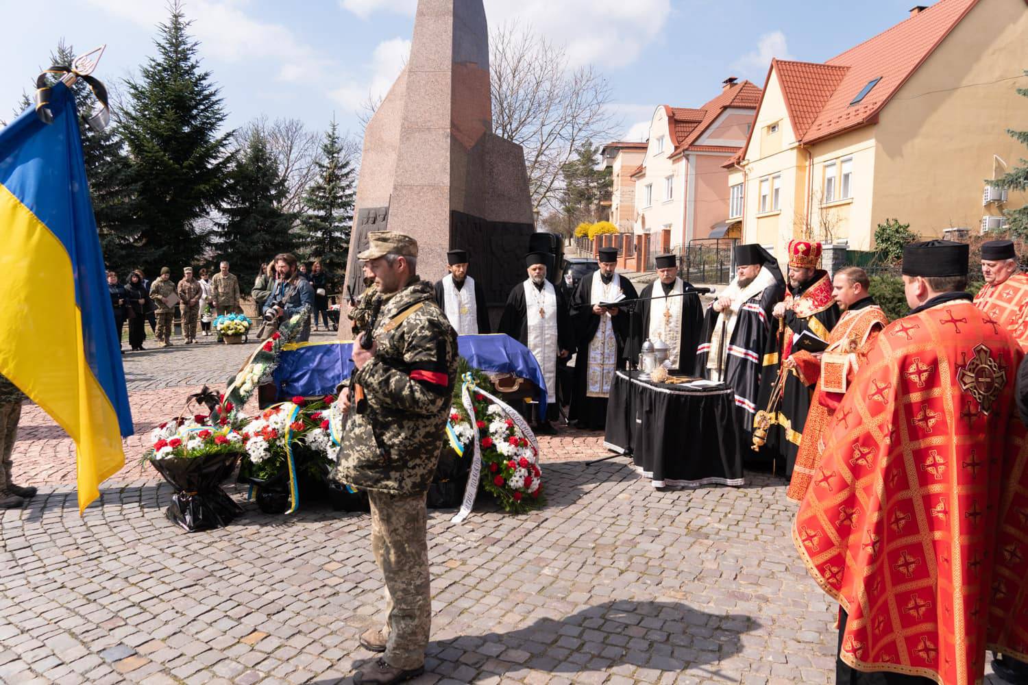 Захисника України Святослава Сойка поховали сьогодні на Пагорбі Слави в Ужгороді 