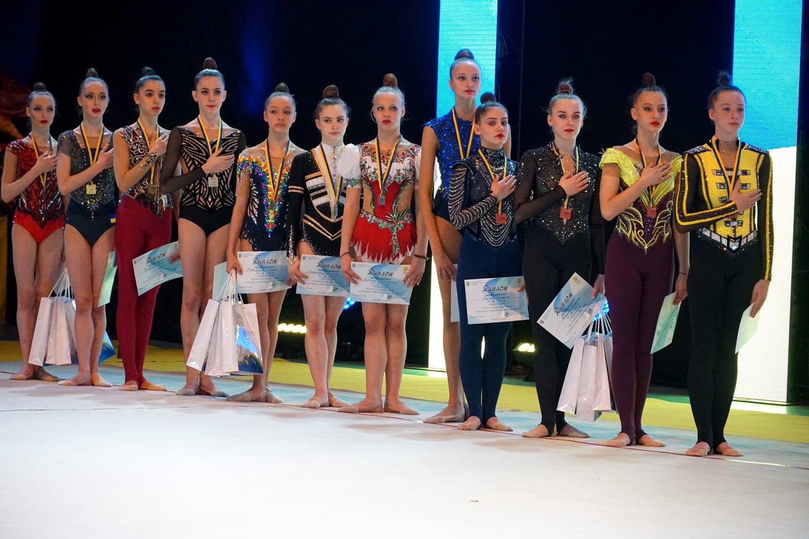 В  Ужгороді нагородили кращі клуби України з художньої гімнастики