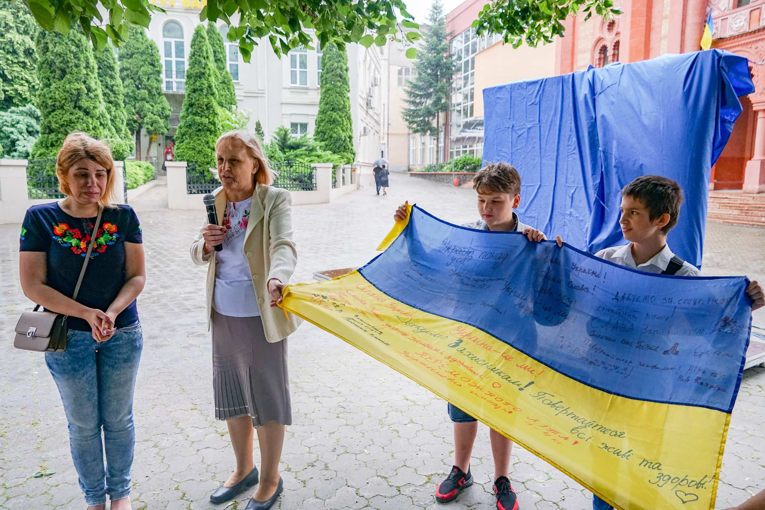 Марафон «З Україною в серці» до Дня Конституції України відбувся сьогодні в Ужгороді