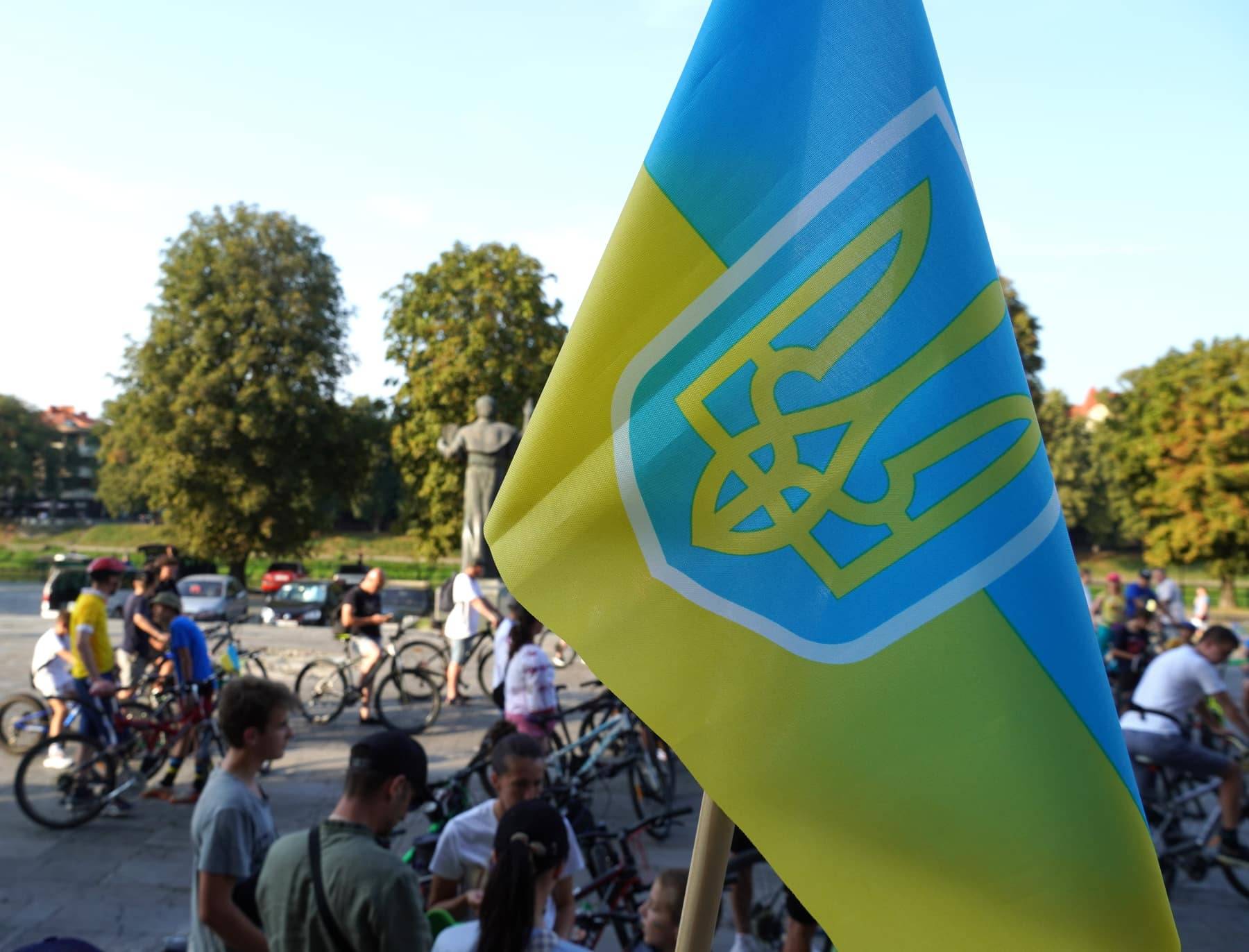 Понад 500 учасників зібрав сьогодні в Ужгороді патріотичний велозаїзд до Дня Незалежності України від Big City Ride