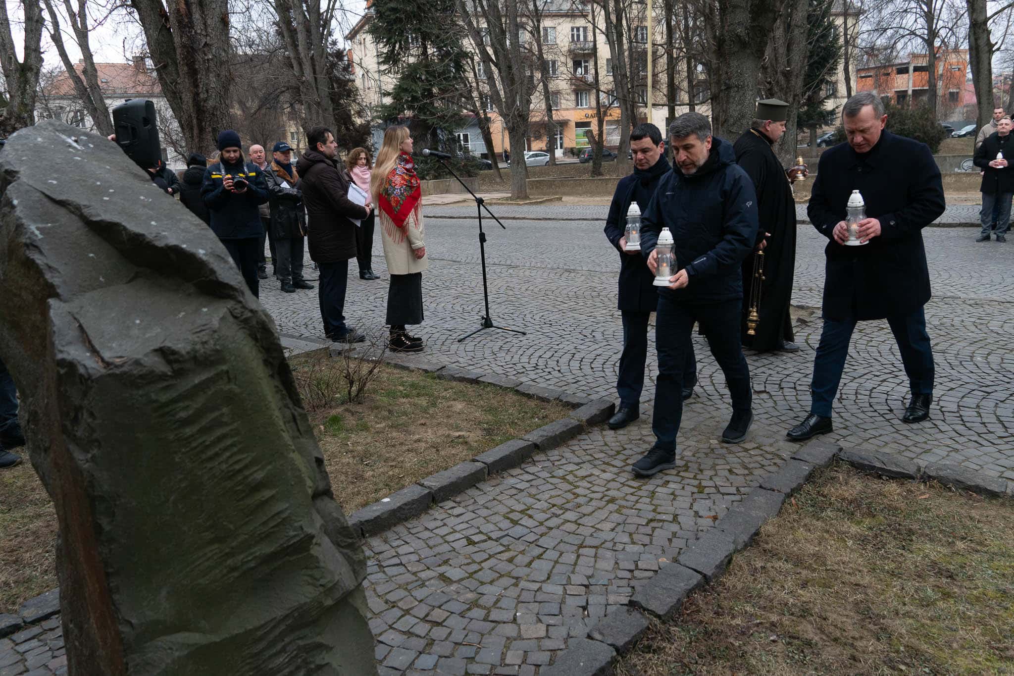 В Ужгороді вшанували пам'ять Героїв Небесної Сотні