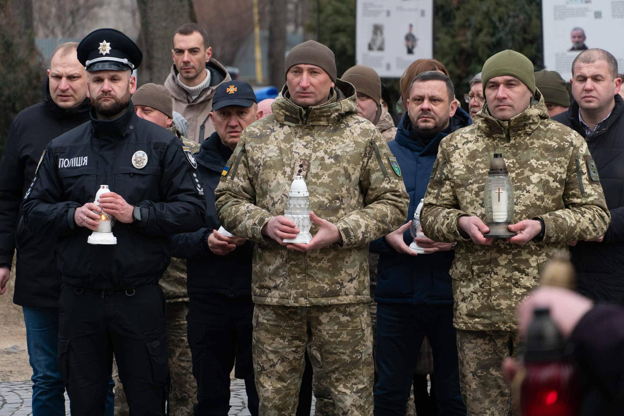 В Ужгороді вшанували пам'ять Героїв Небесної Сотні