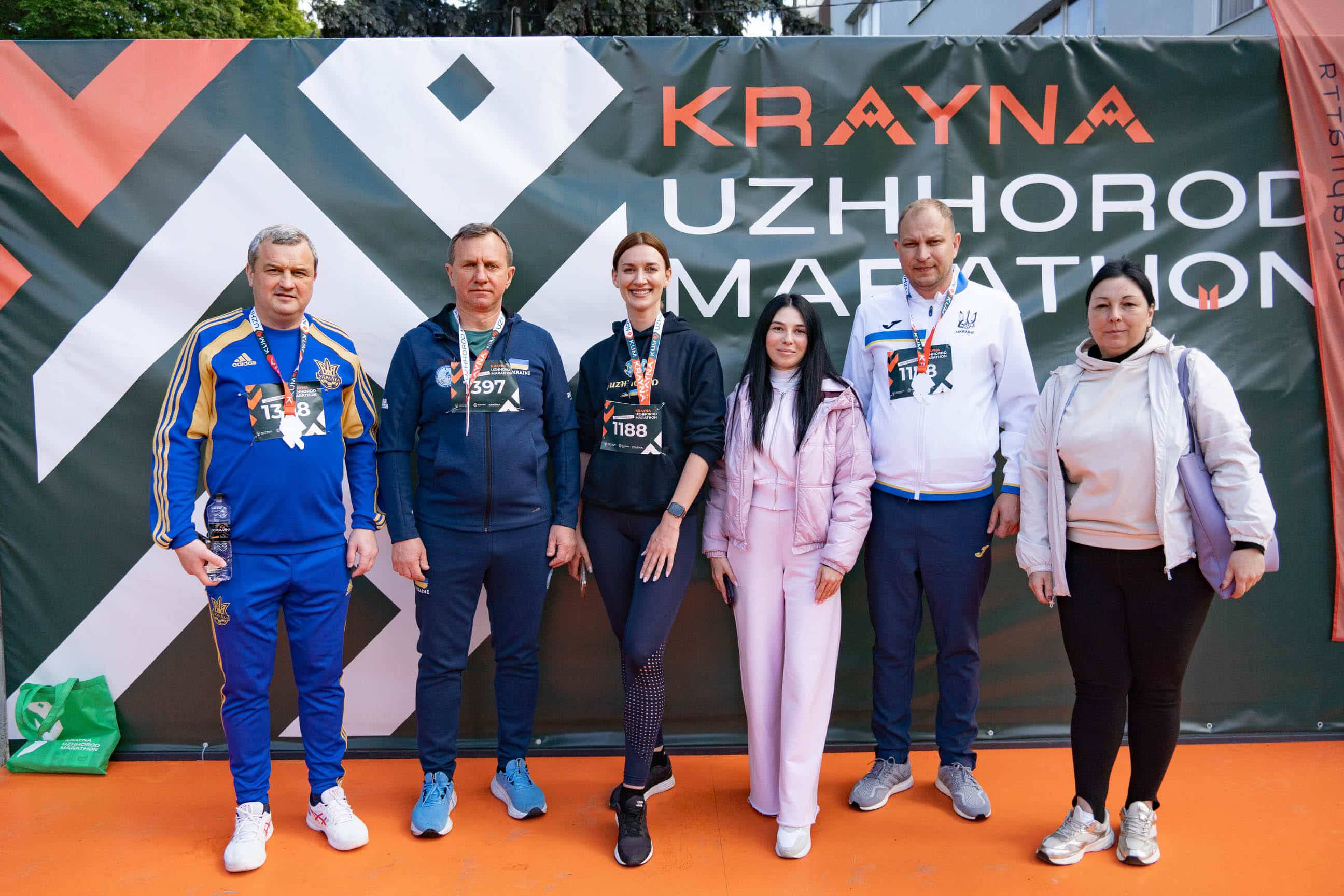 Понад 1000 людей долучилися сьогодні до Krayna Uzhhorod Marathon