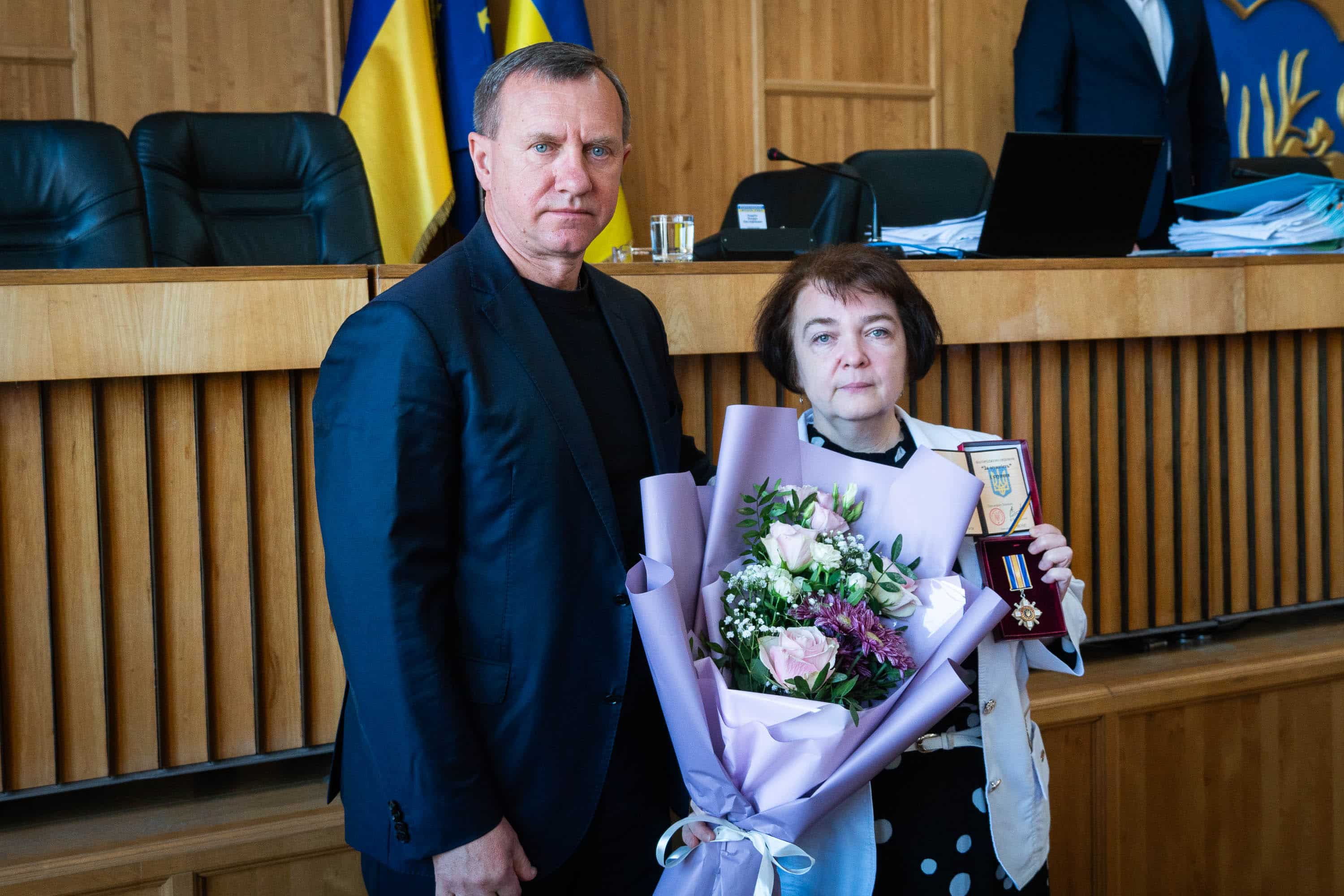 Ордени «За мужність» ІІІ ступеня (посмертно) рідним загиблих Захисників вручив міський голова Богдан Андріїв