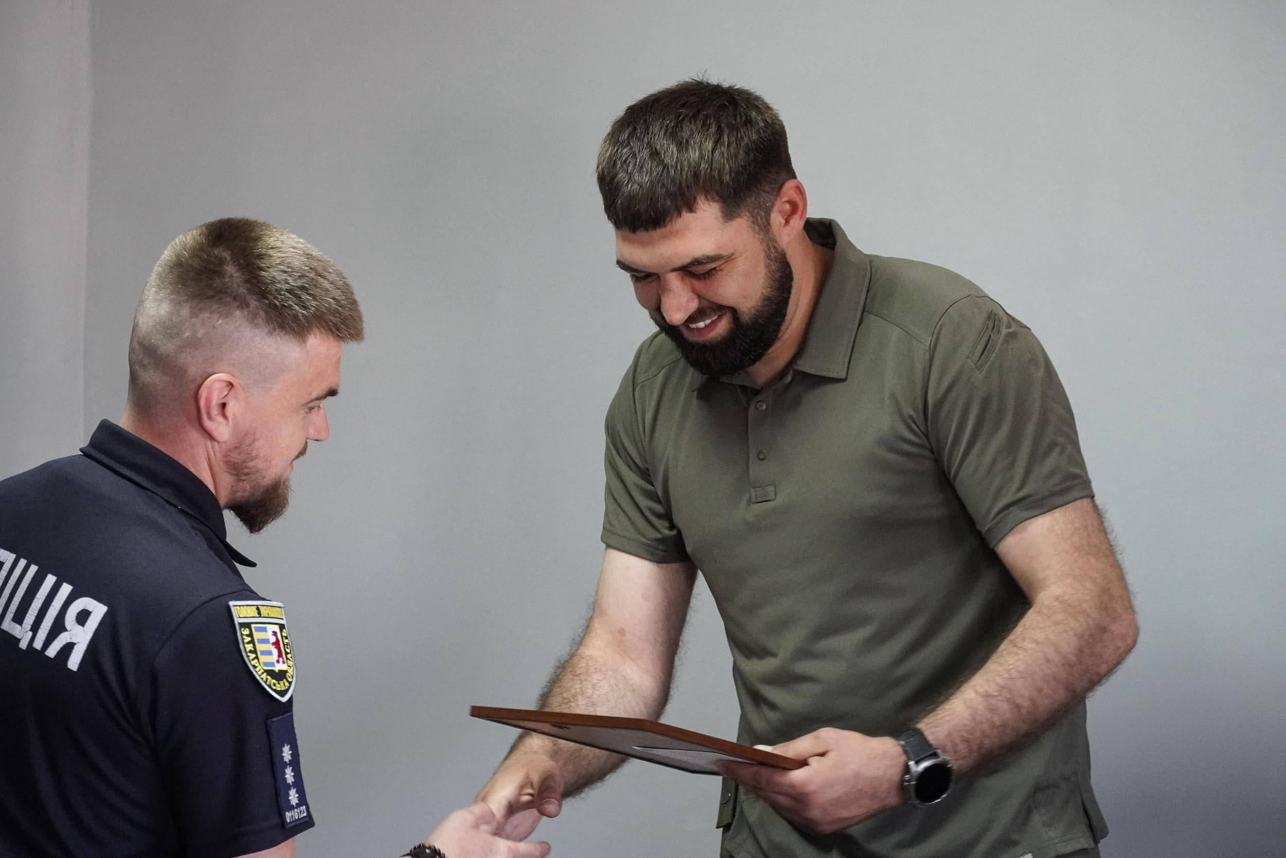 В Ужгороді дільничних інспекторів привітали з професійним святом