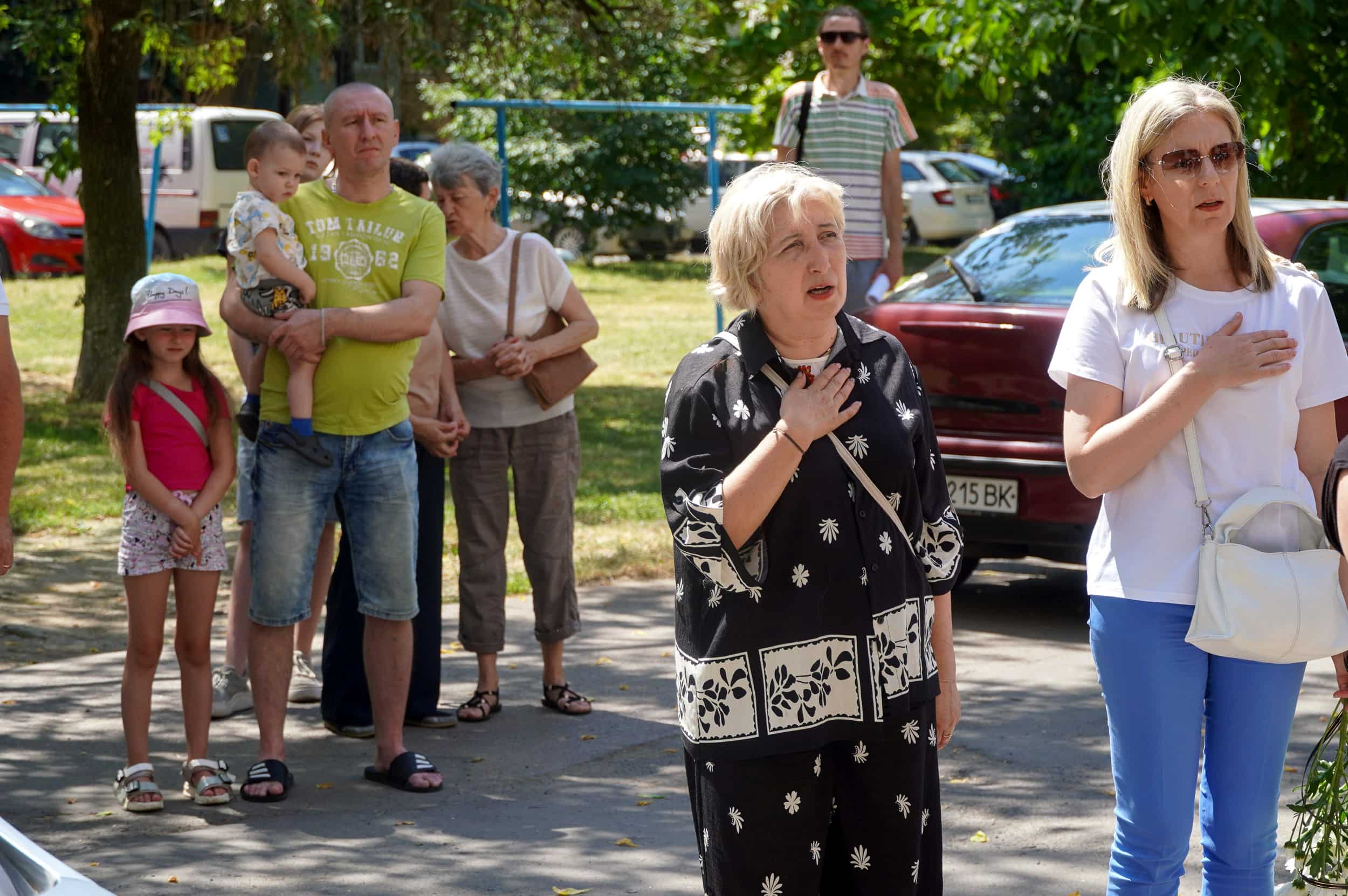 В Ужгороді відкрили меморіальну дошку полеглому Герою Роману Гапаку