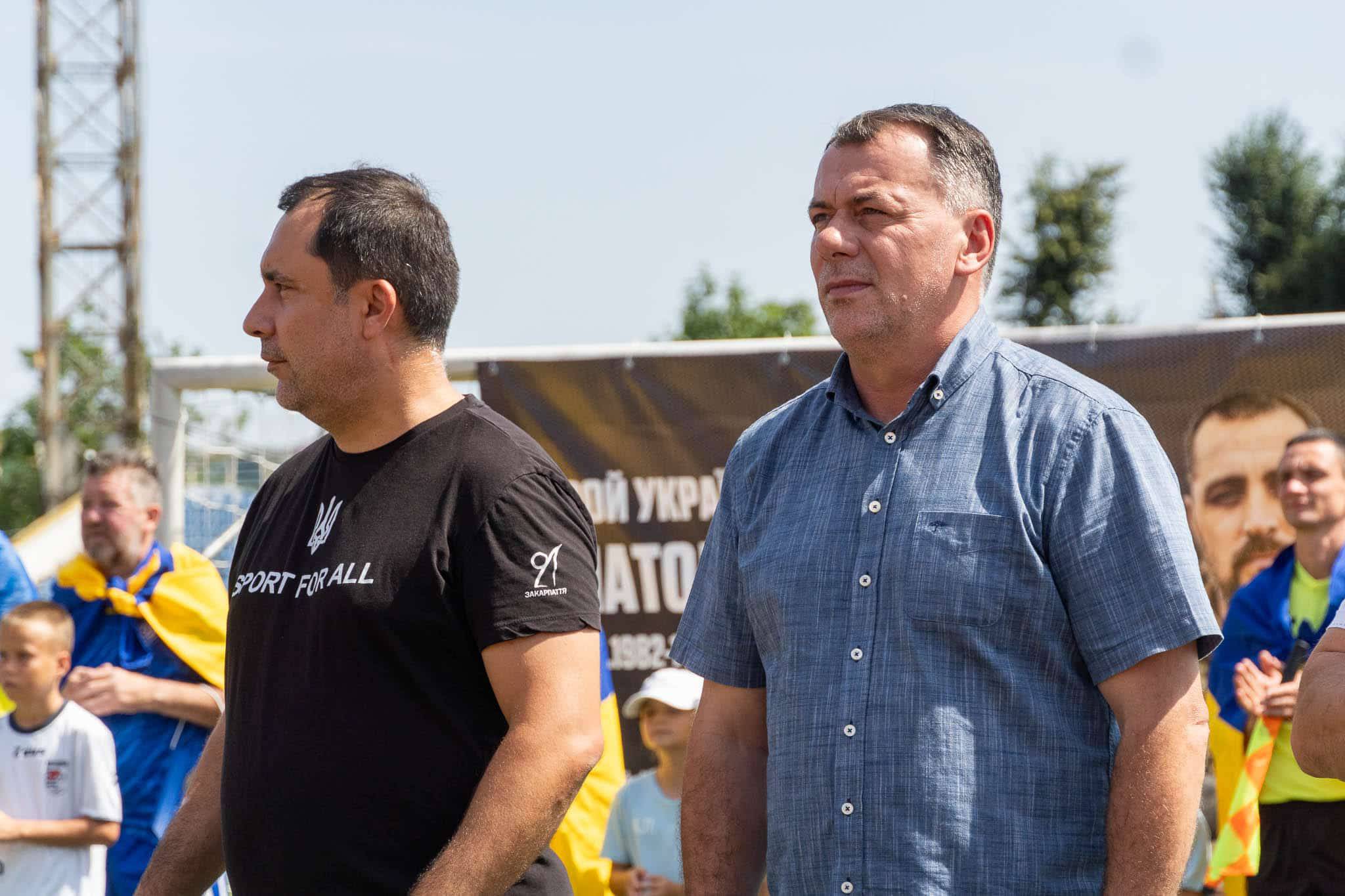 Матч памʼяті Героя України Анатолія Тегзи відбувся на стадіоні «Авангард» в Ужгороді