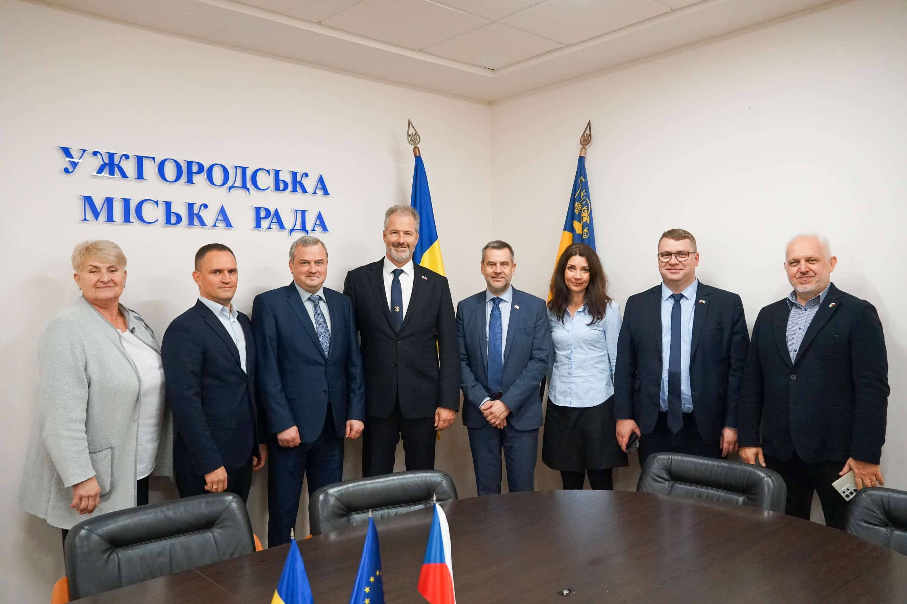 В Ужгородській міській раді відбулася зустріч із чеськими дипломатами