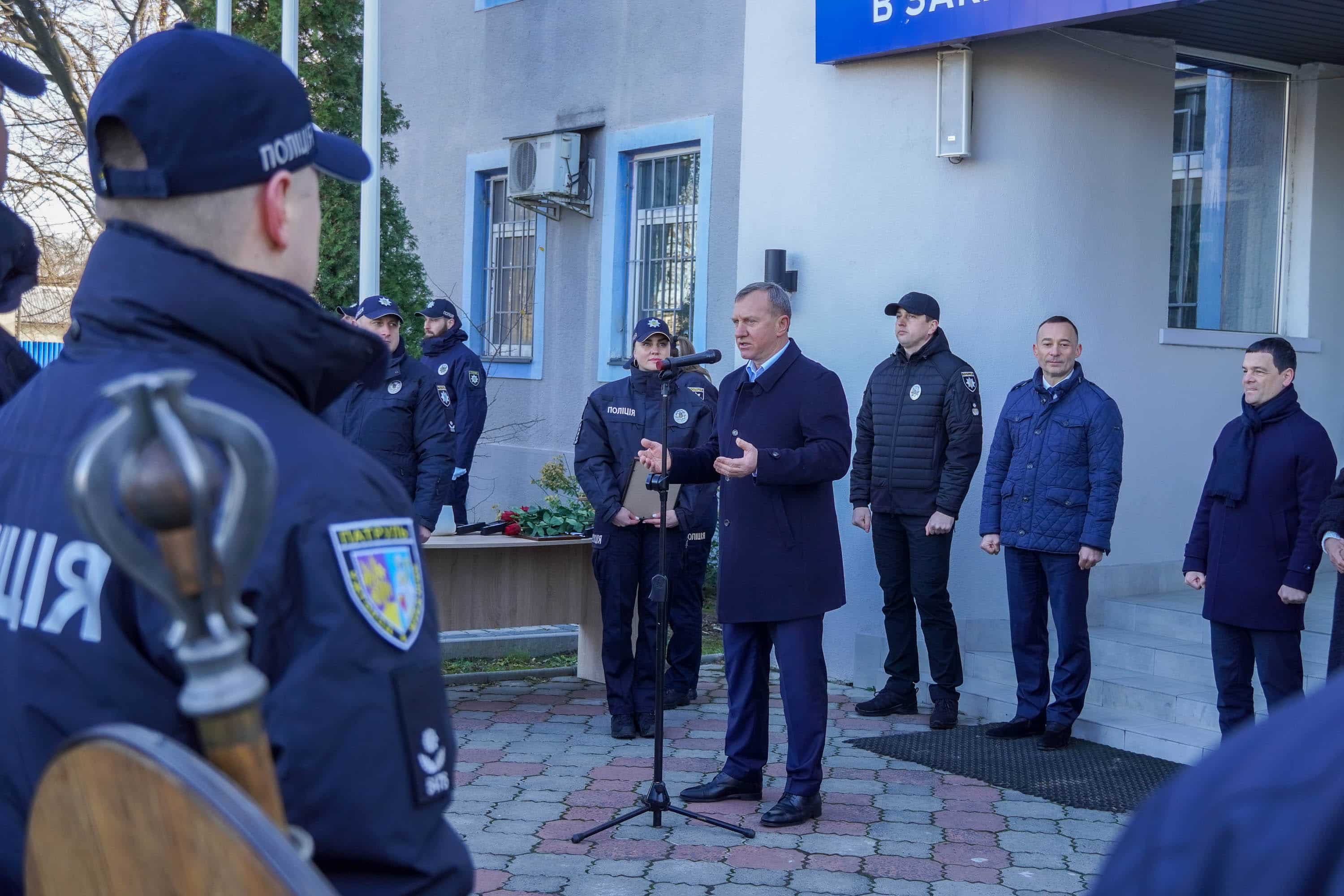 В Ужгороді відбулися офіційні заходи з нагоди 10-ї річниці створення патрульної поліції України