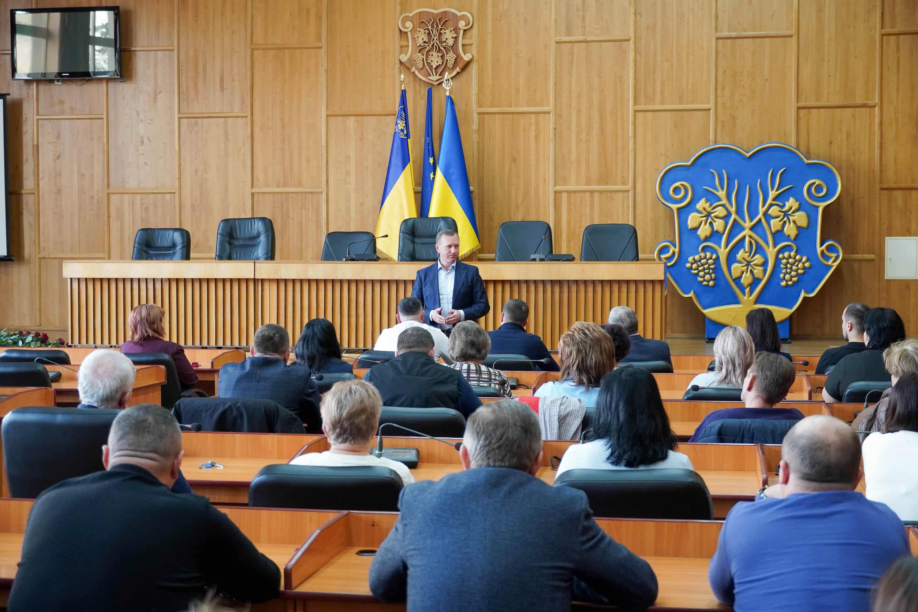 Сьогодні в Ужгородській міській раді вітали працівників і депутатів із Днем місцевого самоврядування