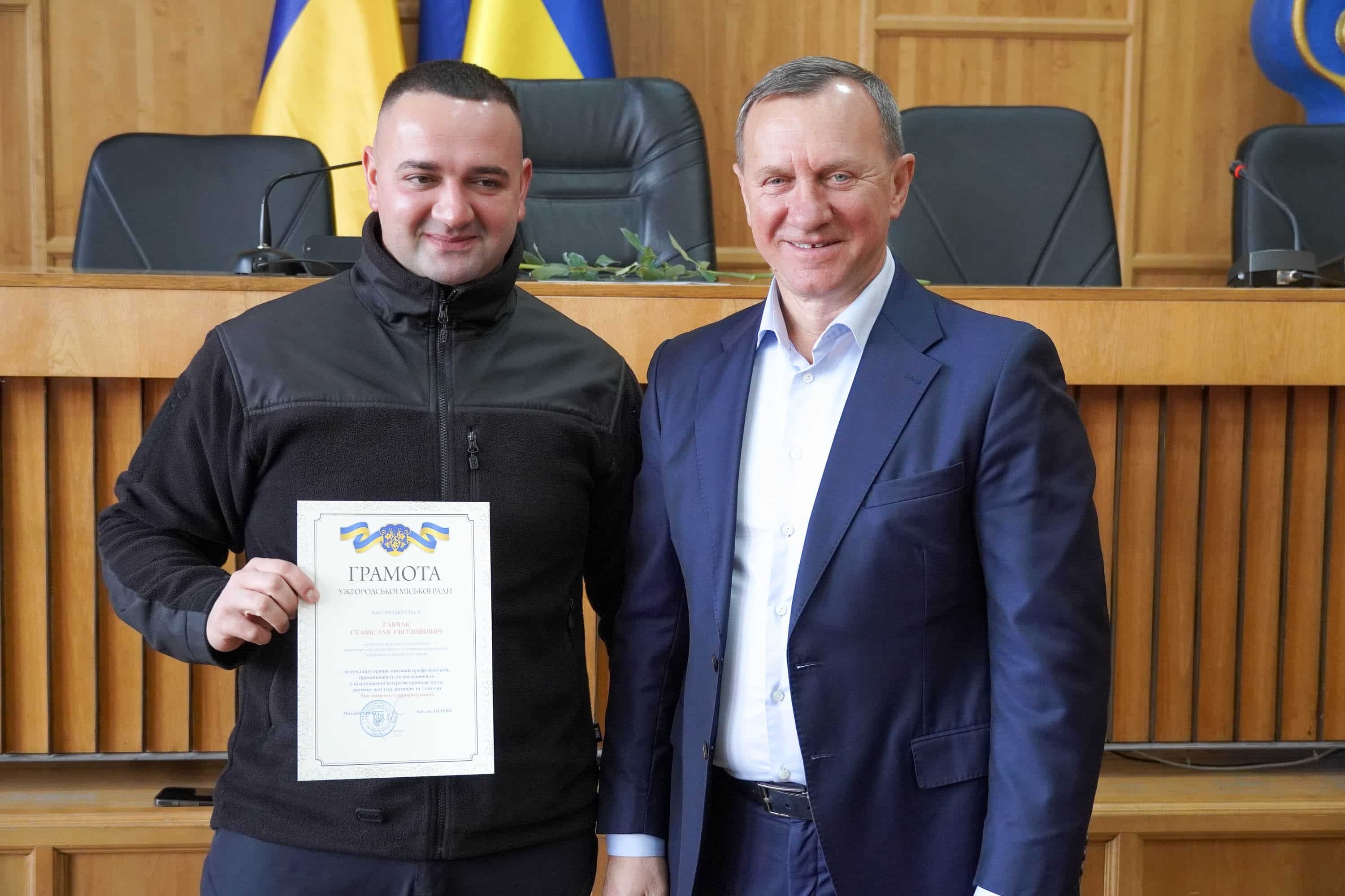 Сьогодні в Ужгородській міській раді вітали працівників і депутатів із Днем місцевого самоврядування