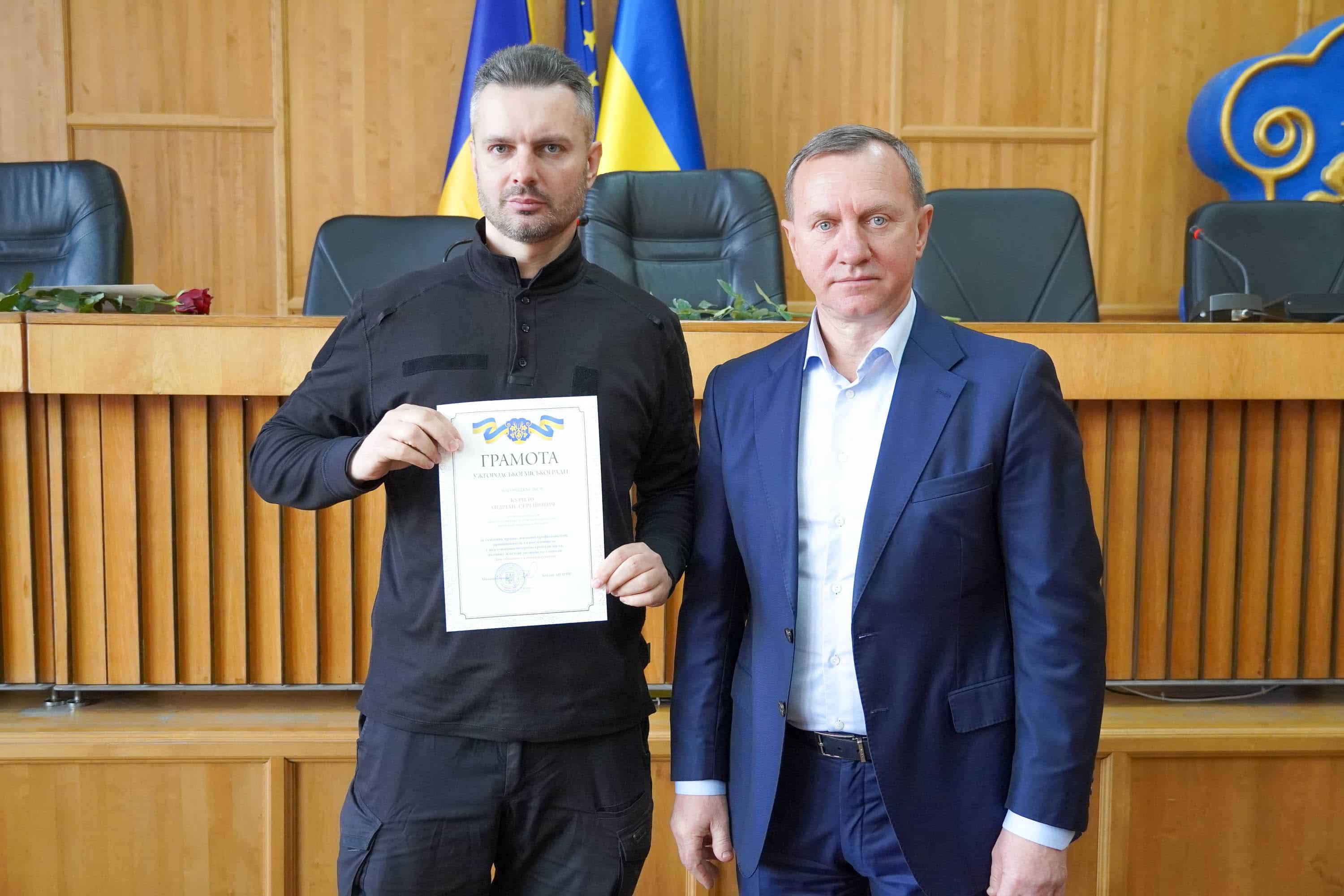 Сьогодні в Ужгородській міській раді вітали працівників і депутатів із Днем місцевого самоврядування