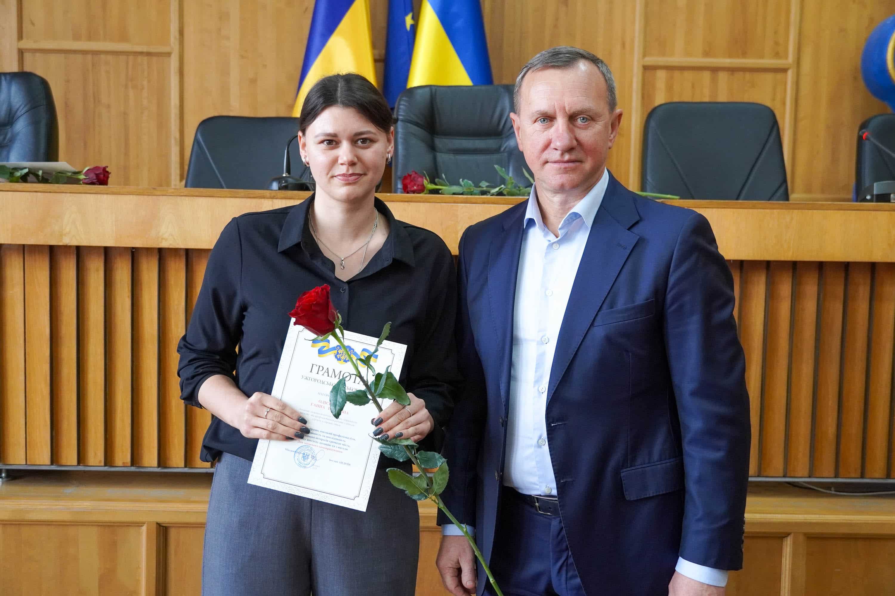 Сьогодні в Ужгородській міській раді вітали працівників і депутатів із Днем місцевого самоврядування