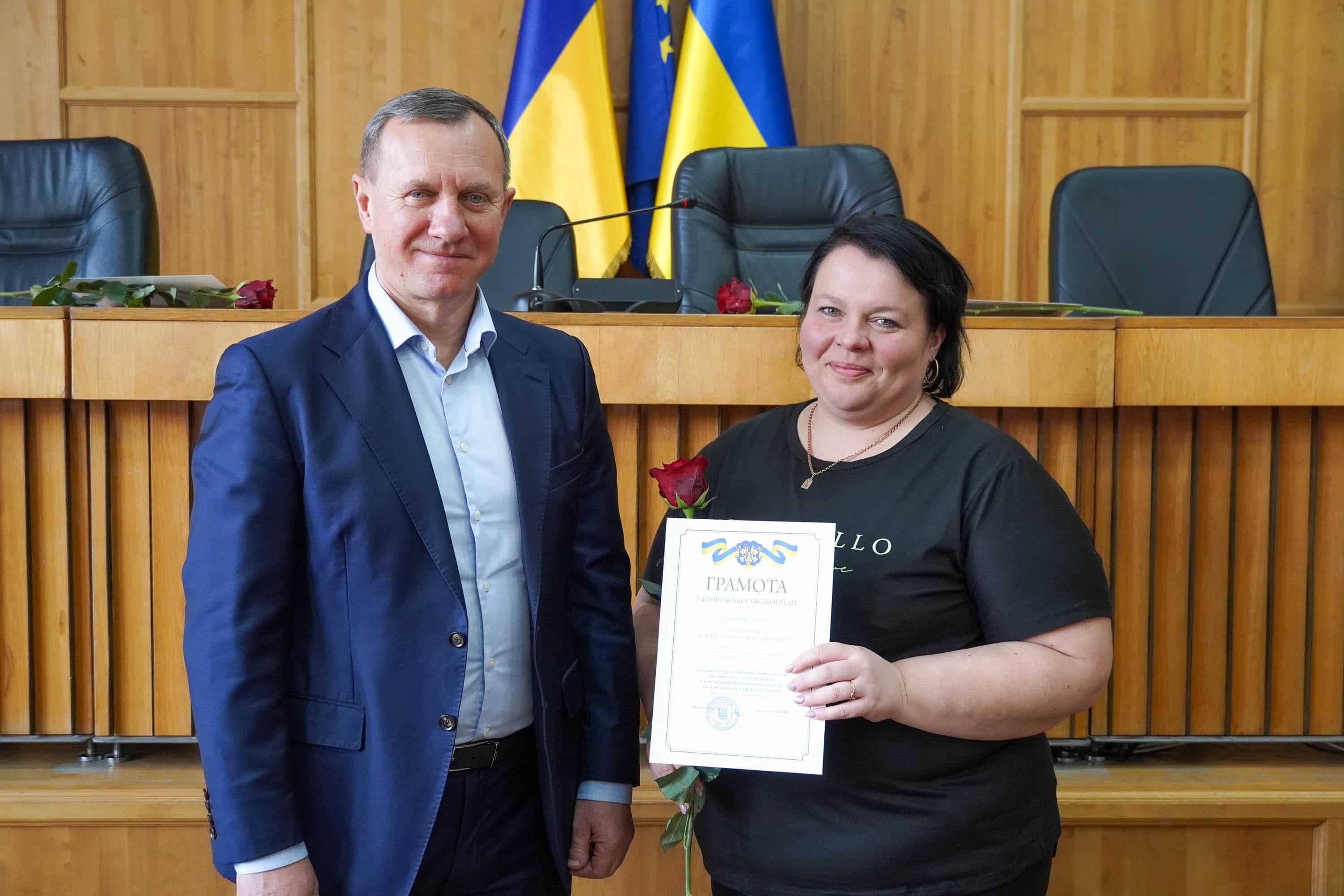 Сьогодні в Ужгородській міській раді вітали працівників і депутатів із Днем місцевого самоврядування