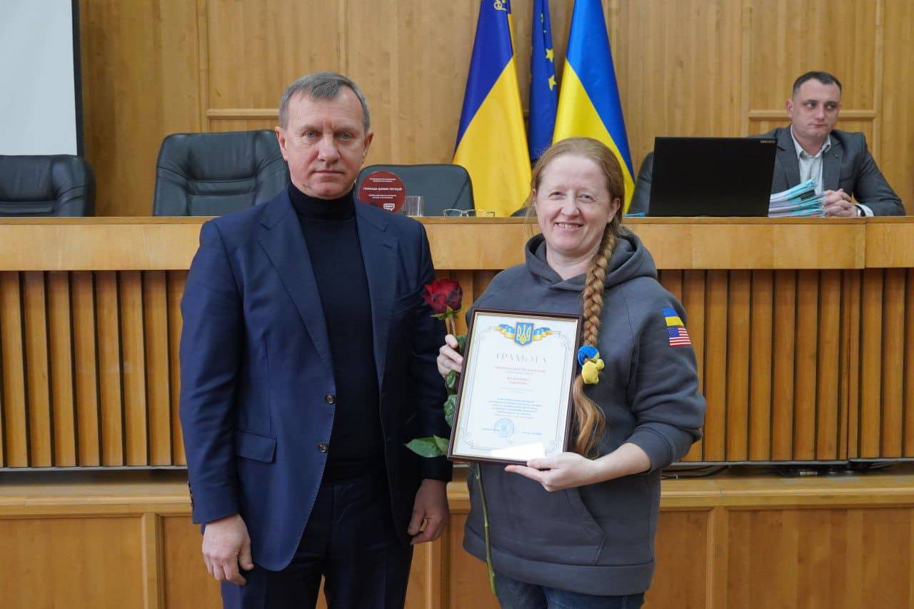 Волонтерів Благодійного фонду «Сім’я Христа» нагородили перед початком пленарного засідання чергової сесії Ужгородської міської ради