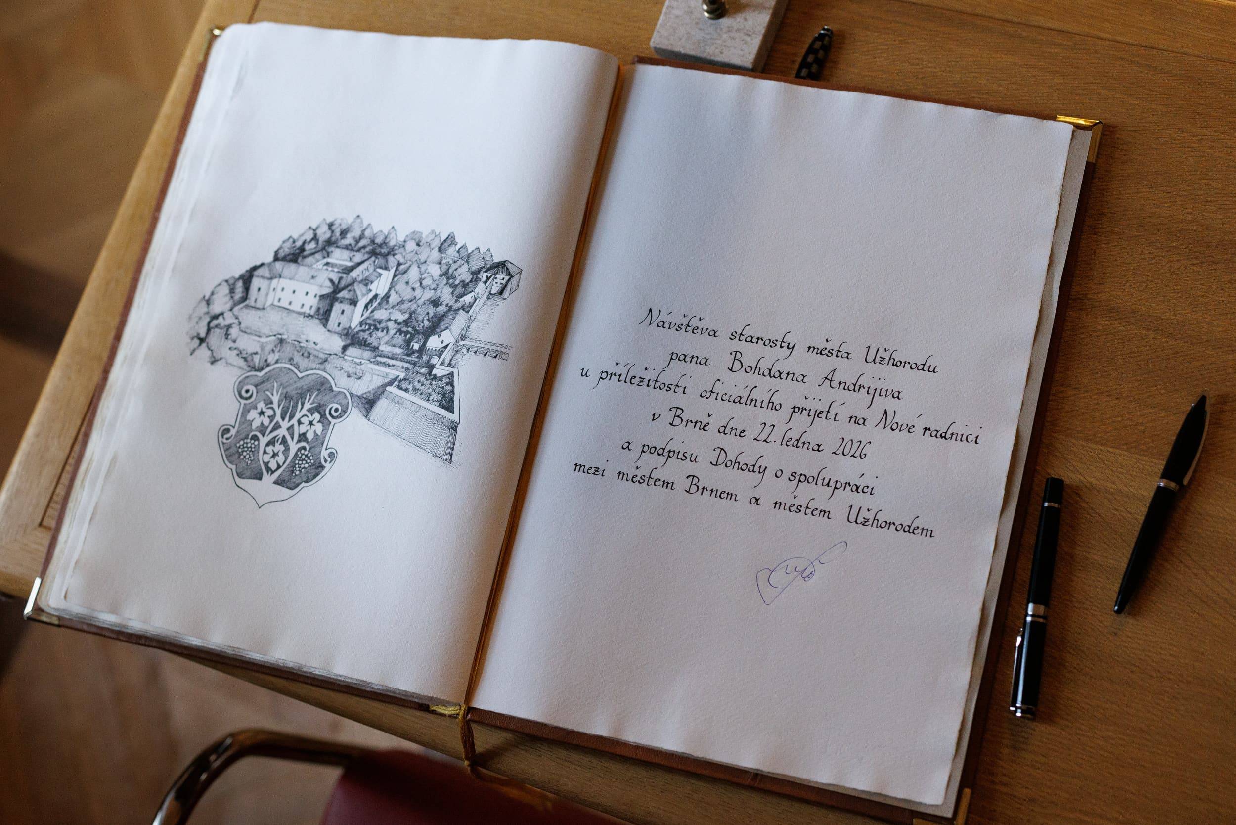 Брно стало 28-м містом-побратимом Ужгорода