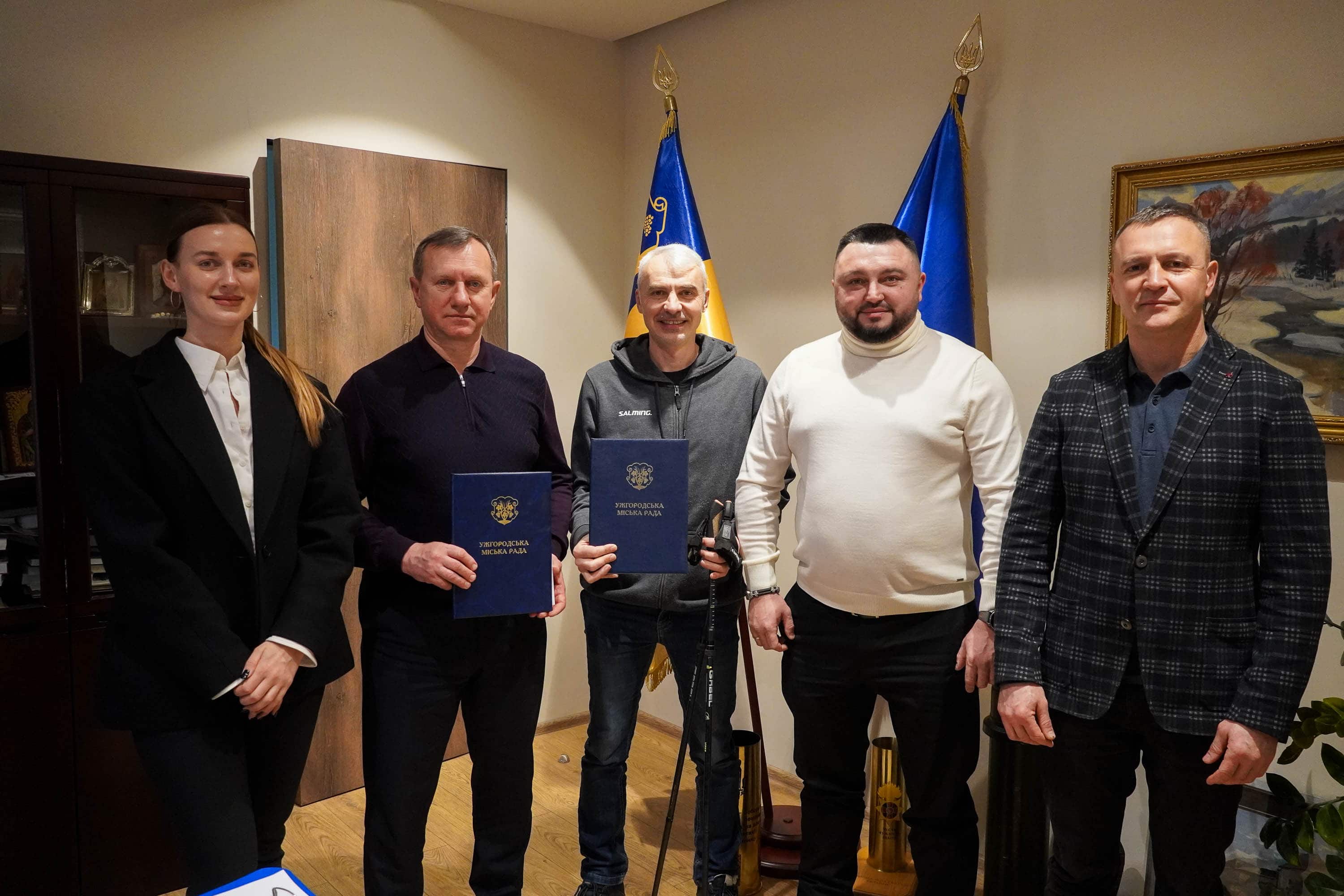 Ужгородська міська рада уклала Меморандум з Федерацією нордичної ходьби України