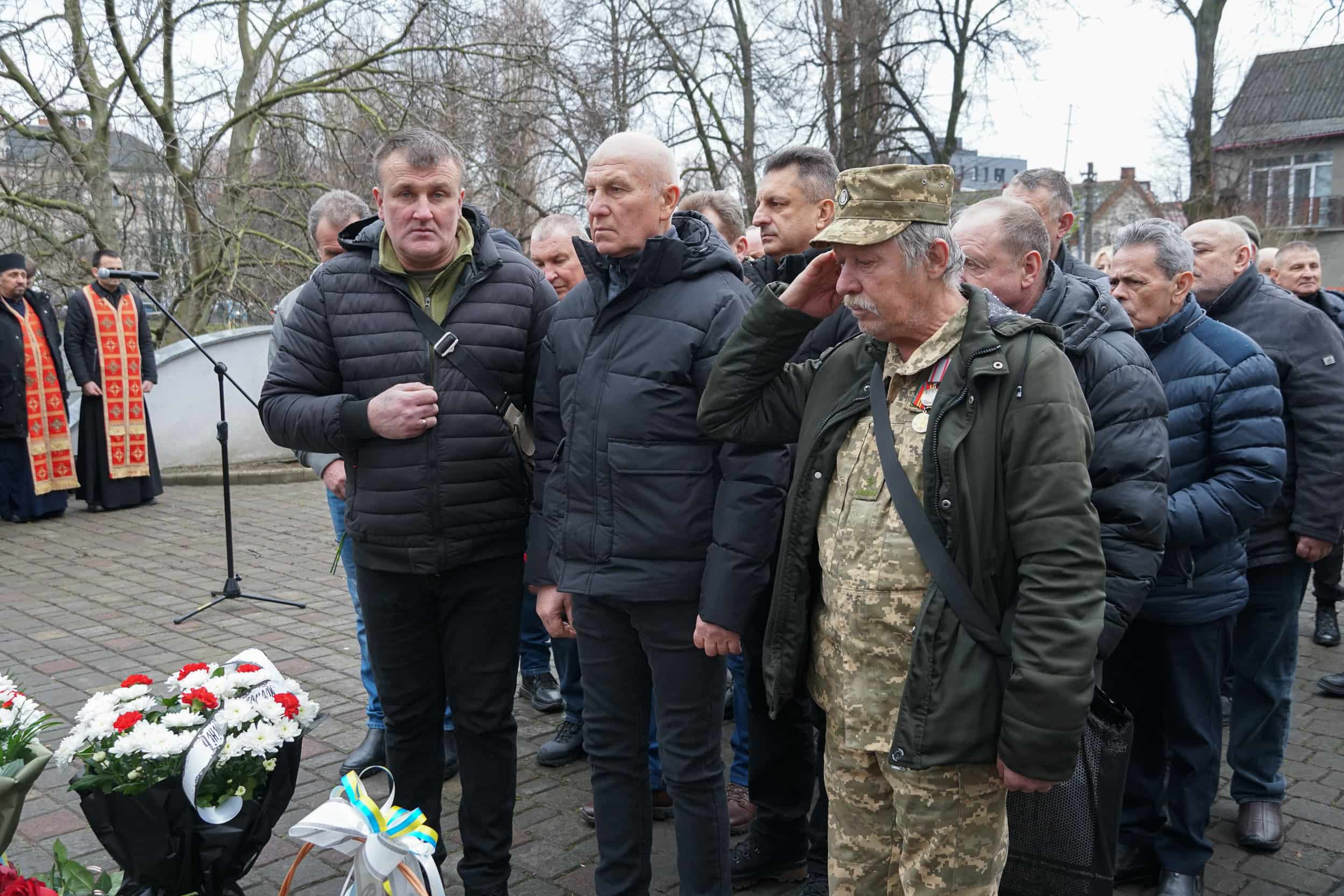 В Ужгороді вшанували учасників бойових дій на території інших держав