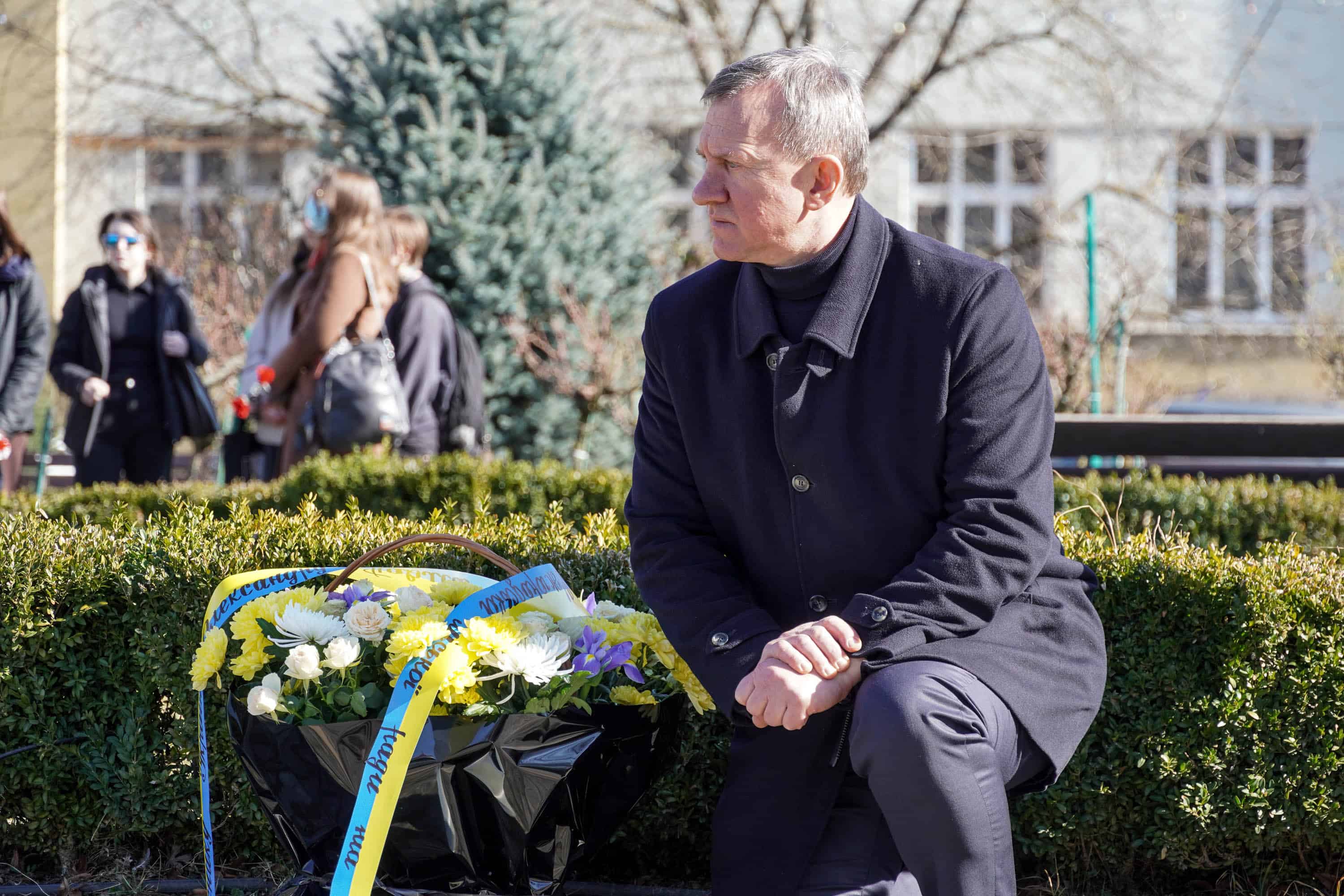 Ужгород сьогодні попрощався із полеглим захисником – підполковником, 48-річним Олександром Павлієм («Металістом»)