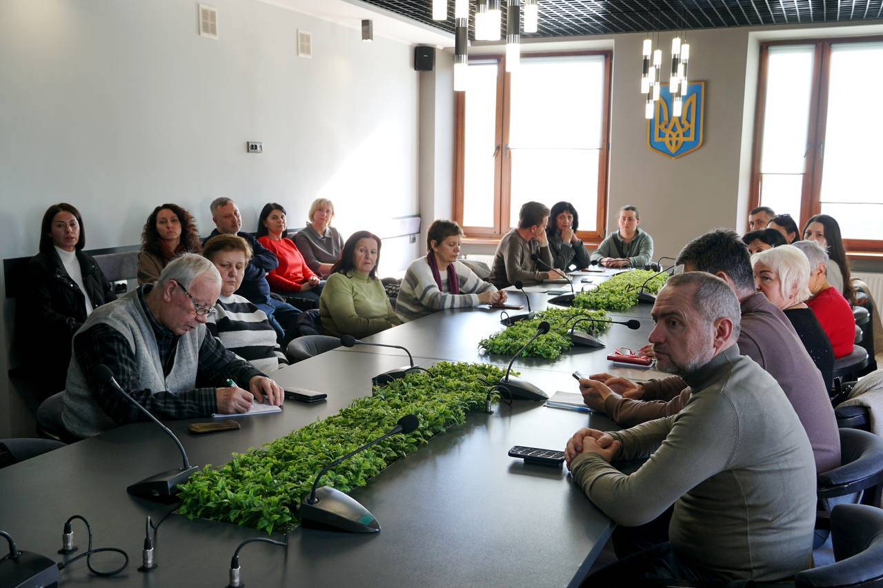 Засідання Ради голів ОСББ, ЖБК, БК відбулося днями в міській раді