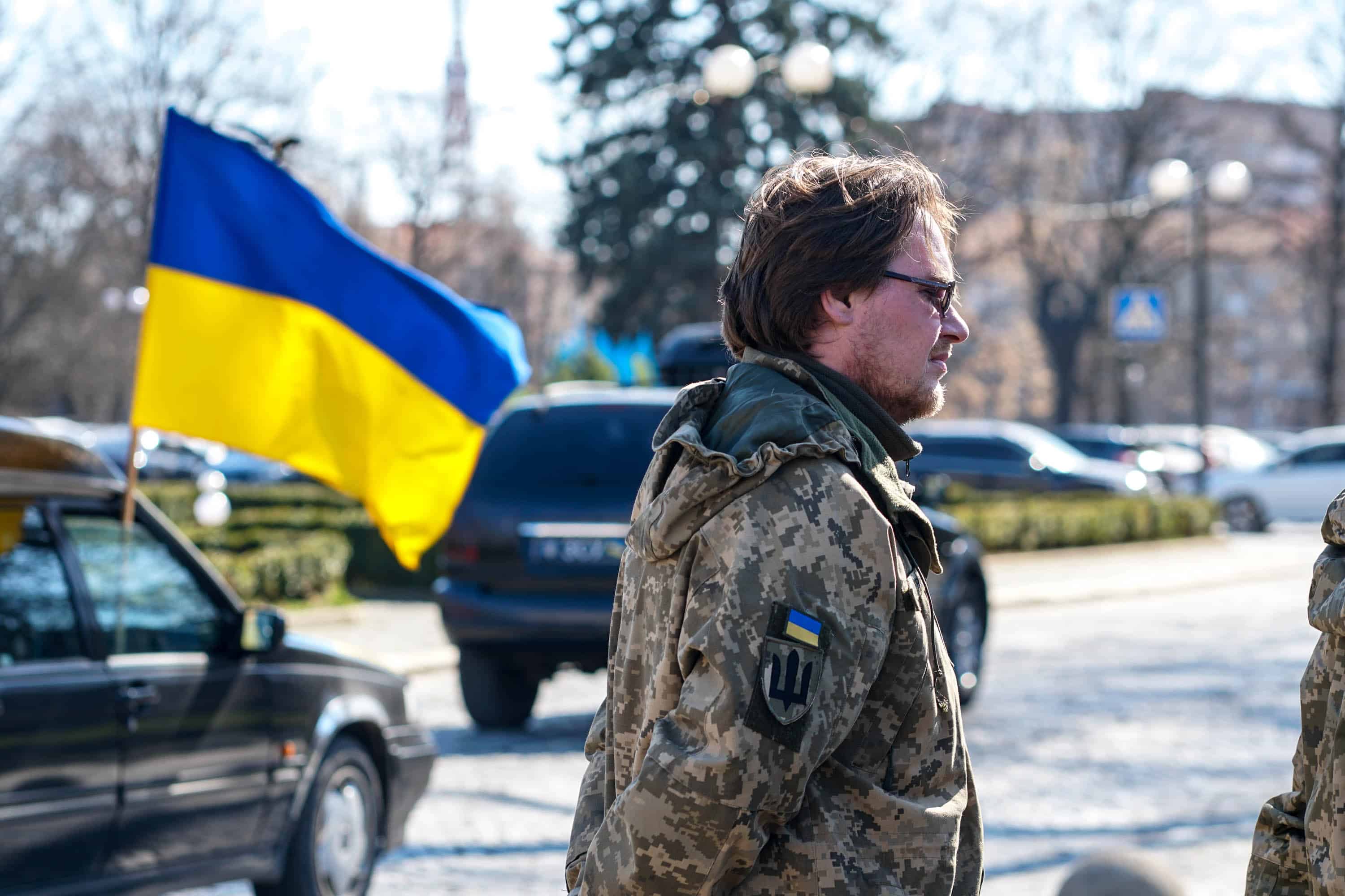 В Ужгороді сьогодні попрощалися із 56-річним старшим солдатом Андрієм Жабським