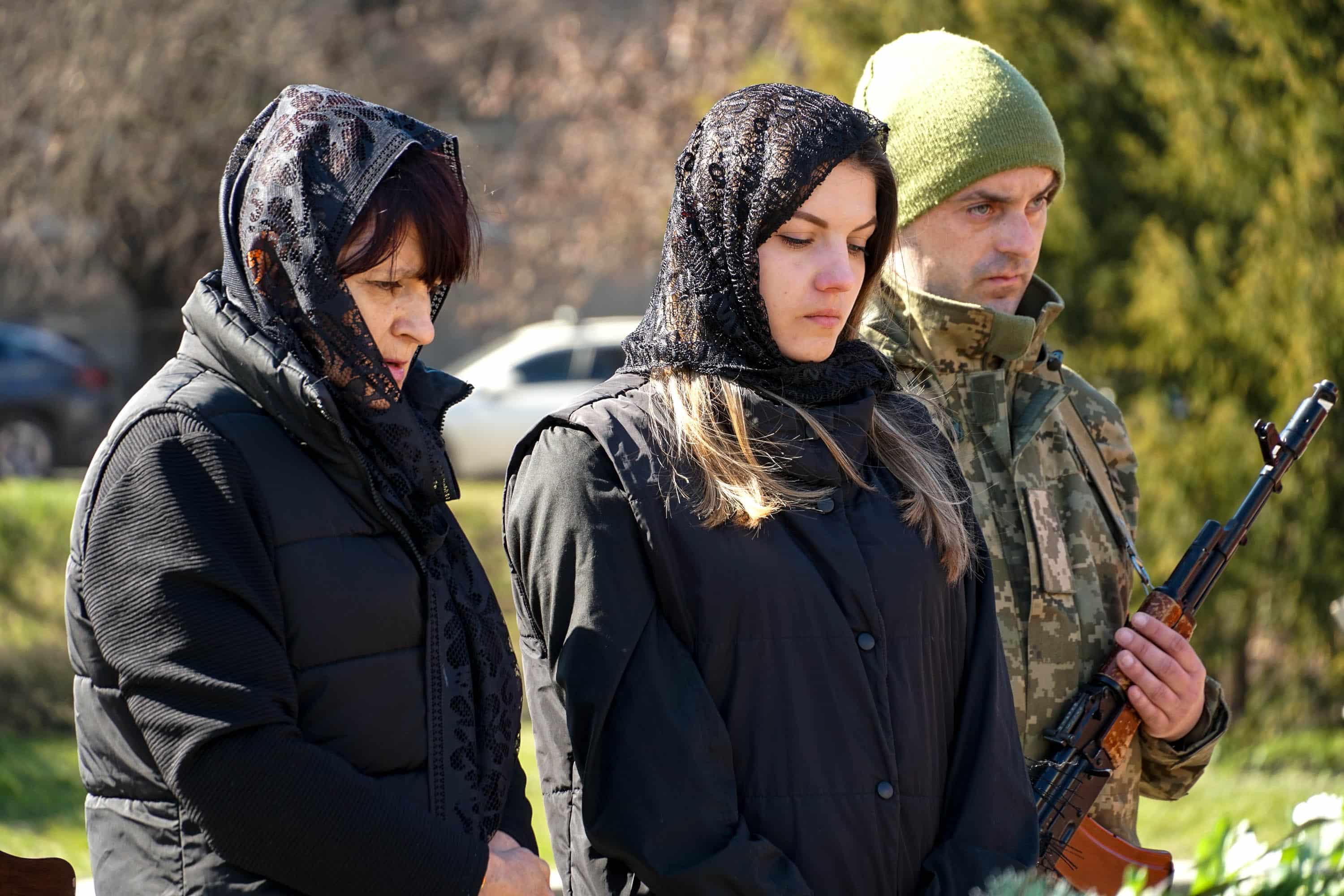 В Ужгороді сьогодні попрощалися із 56-річним старшим солдатом Андрієм Жабським