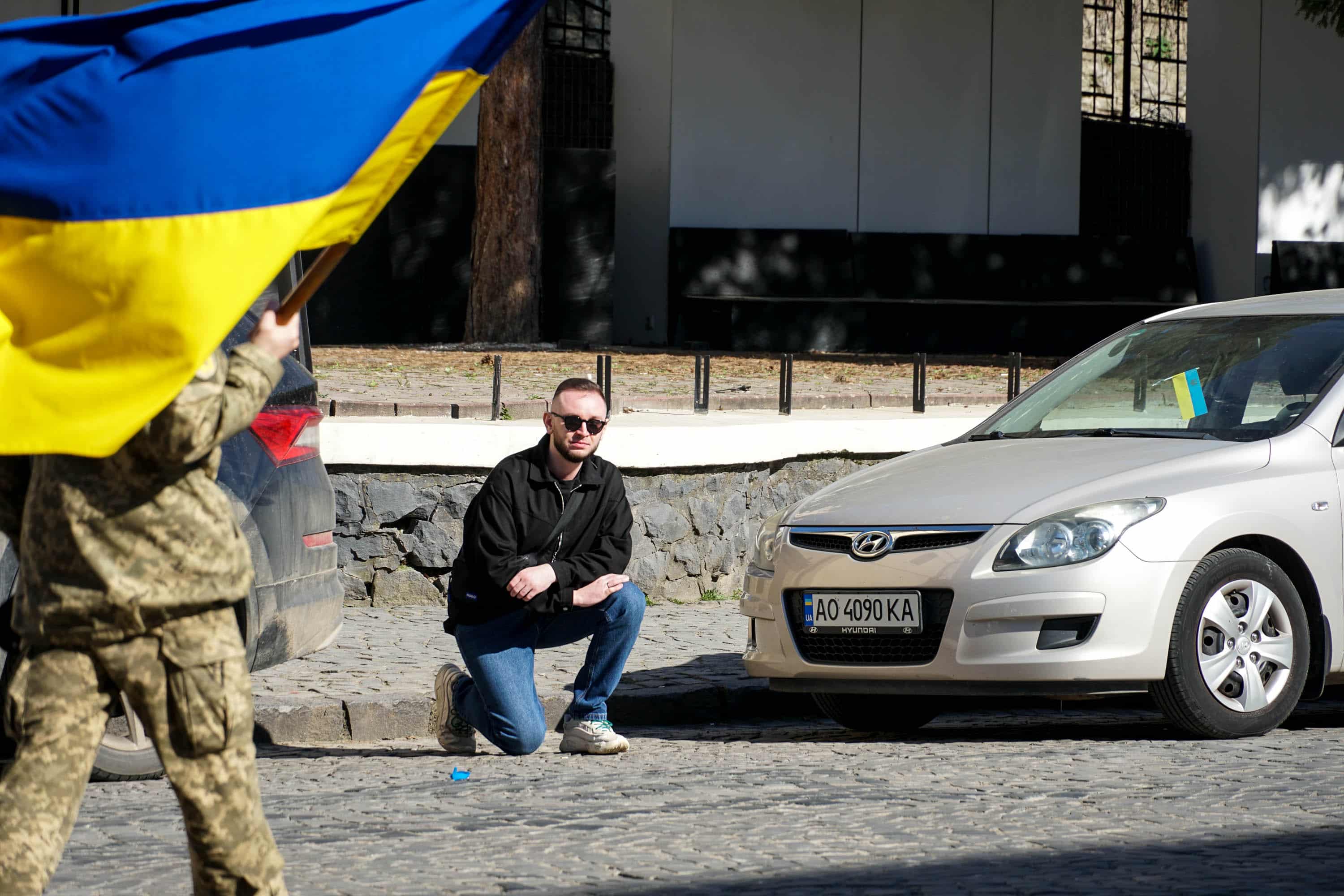 В Ужгороді сьогодні попрощалися із 56-річним старшим солдатом Андрієм Жабським