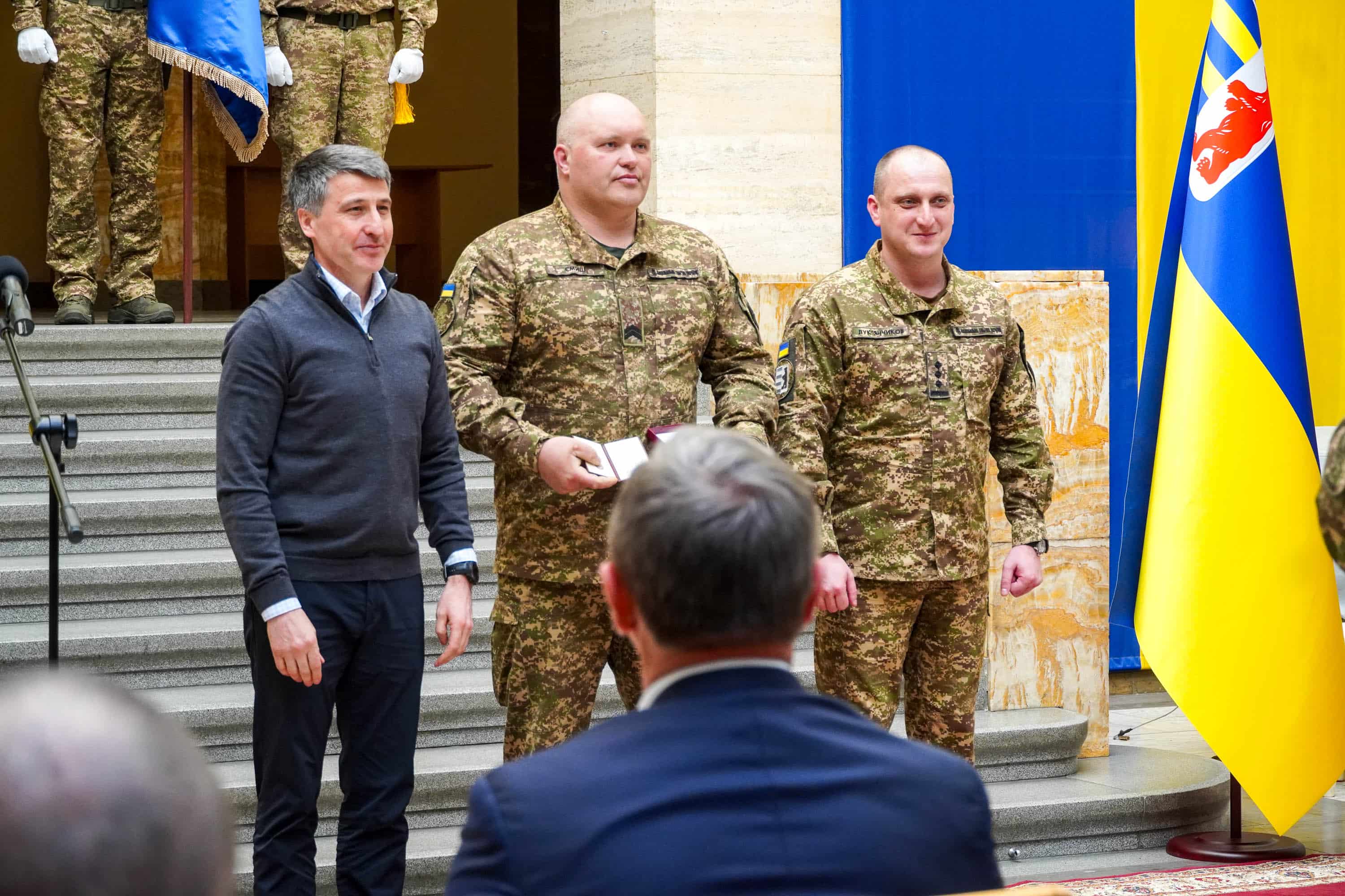 В Ужгороді привітали нацгвардійців