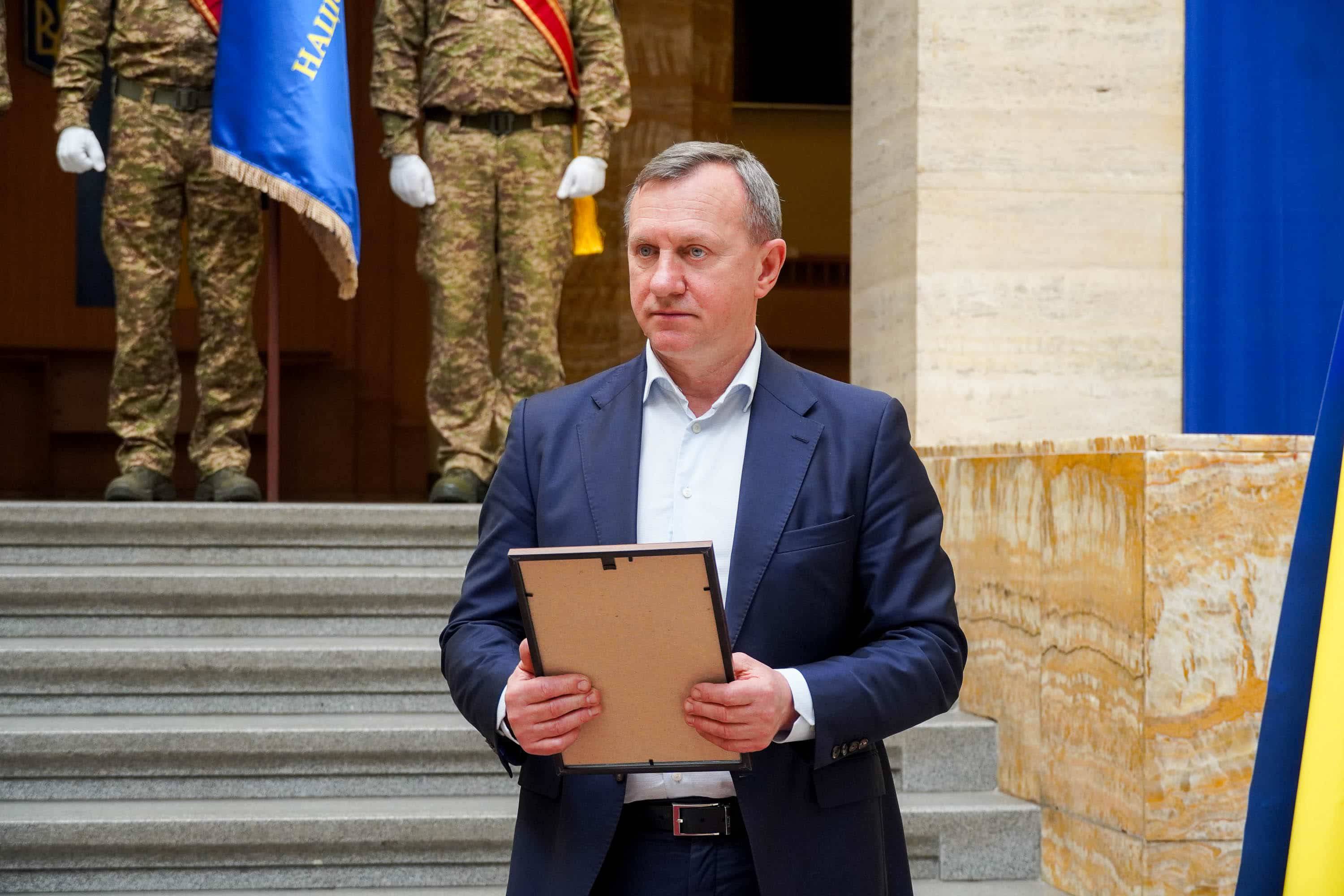 В Ужгороді привітали нацгвардійців