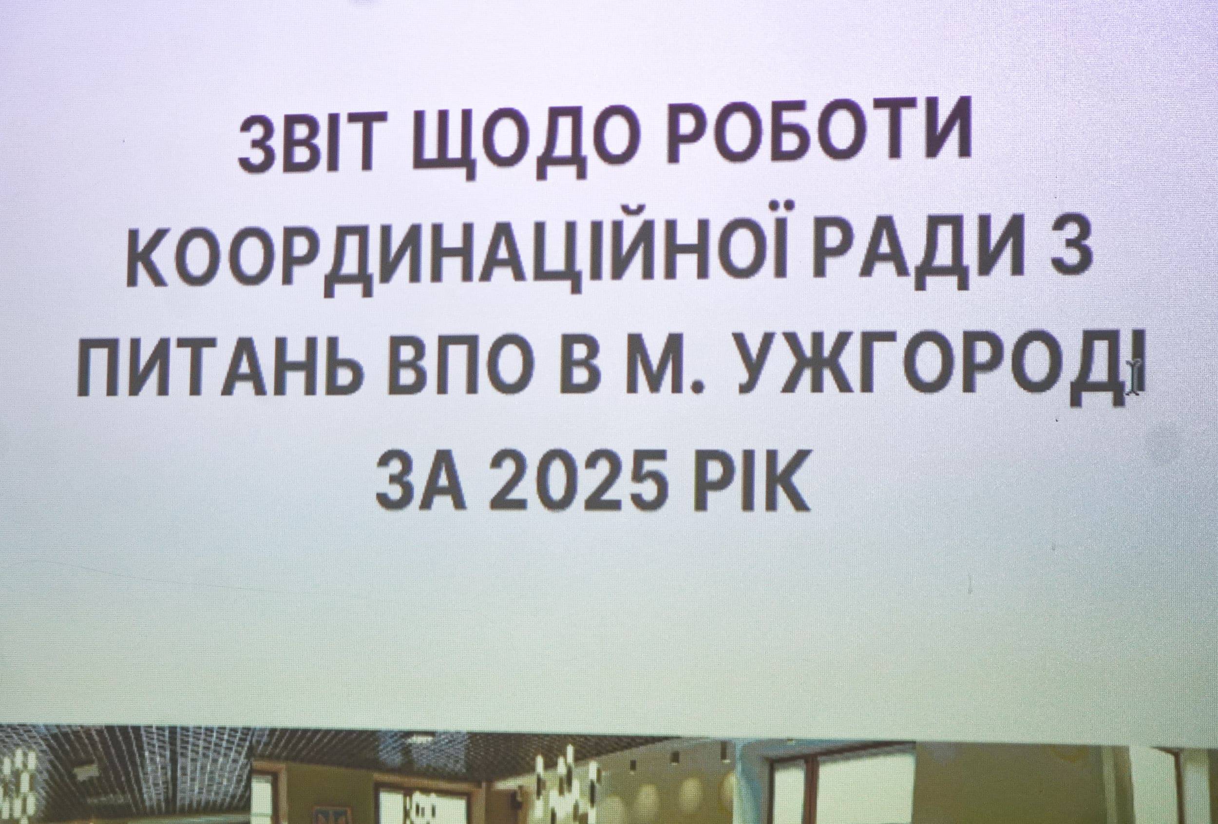 В Ужгородській міській раді відбулося чергове засідання Координаційної ради з питань внутрішньо переміщених осіб