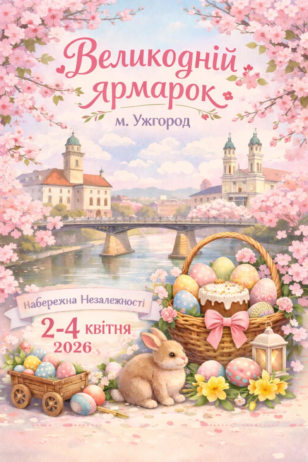 Шановні підприємці та майстри! Запрошуємо на Великодній ярмарок в Ужгороді! 