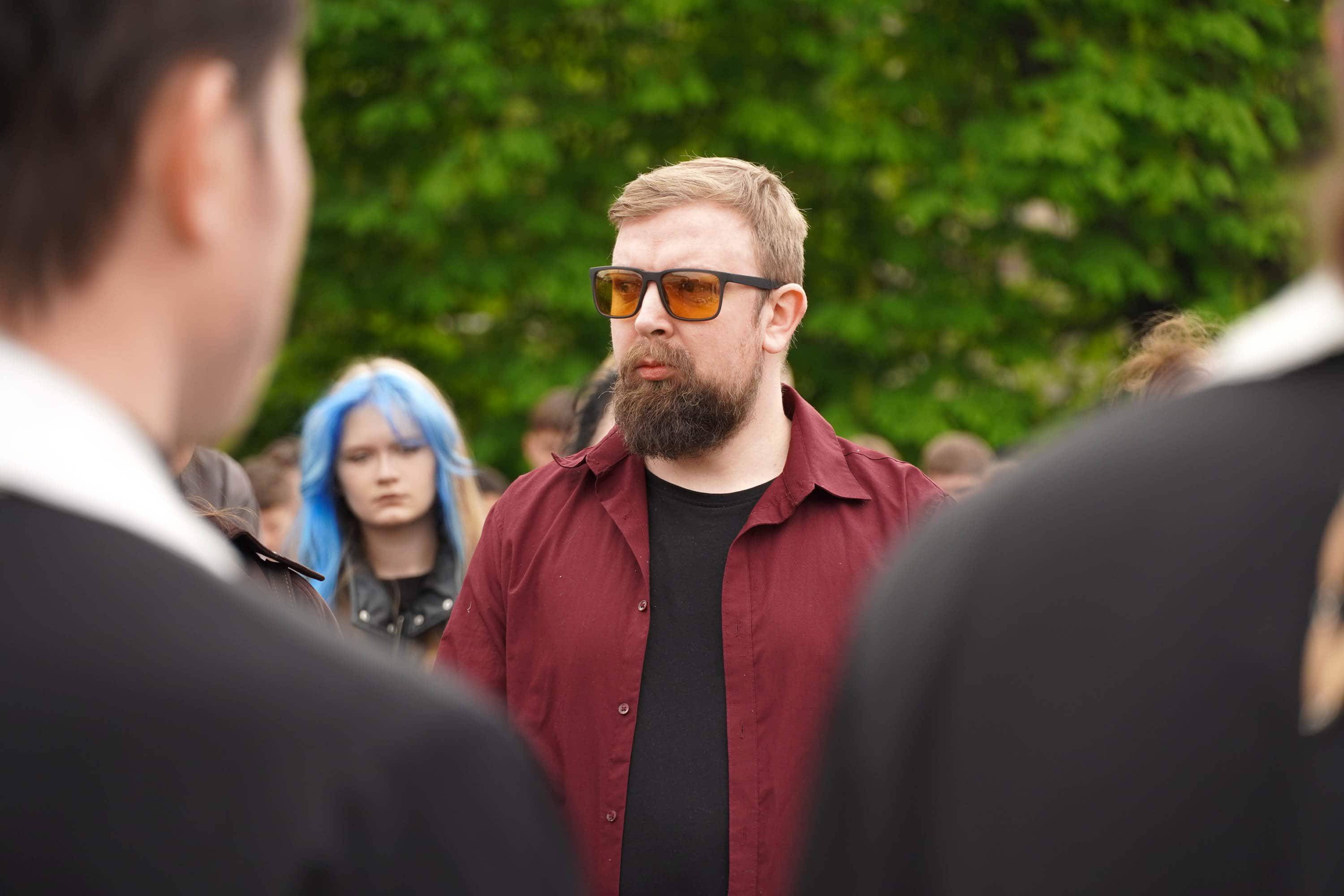 В Ужгороді сьогодні попрощалися із молодшим сержантом Національної гвардії України Іваном Черничком на позивний «Фізрук»