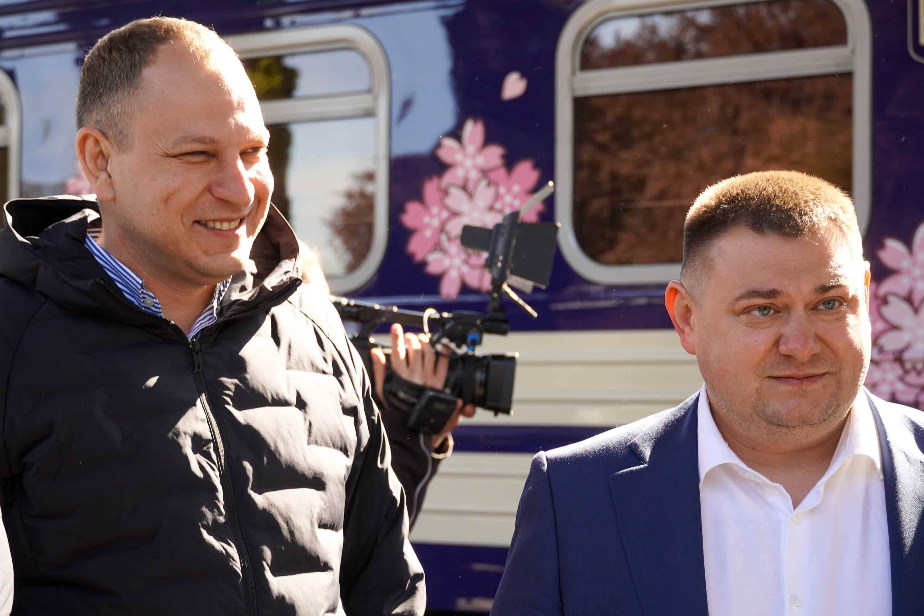 Новий флагманський потяг «Сакура» прибув сьогодні в Ужгород