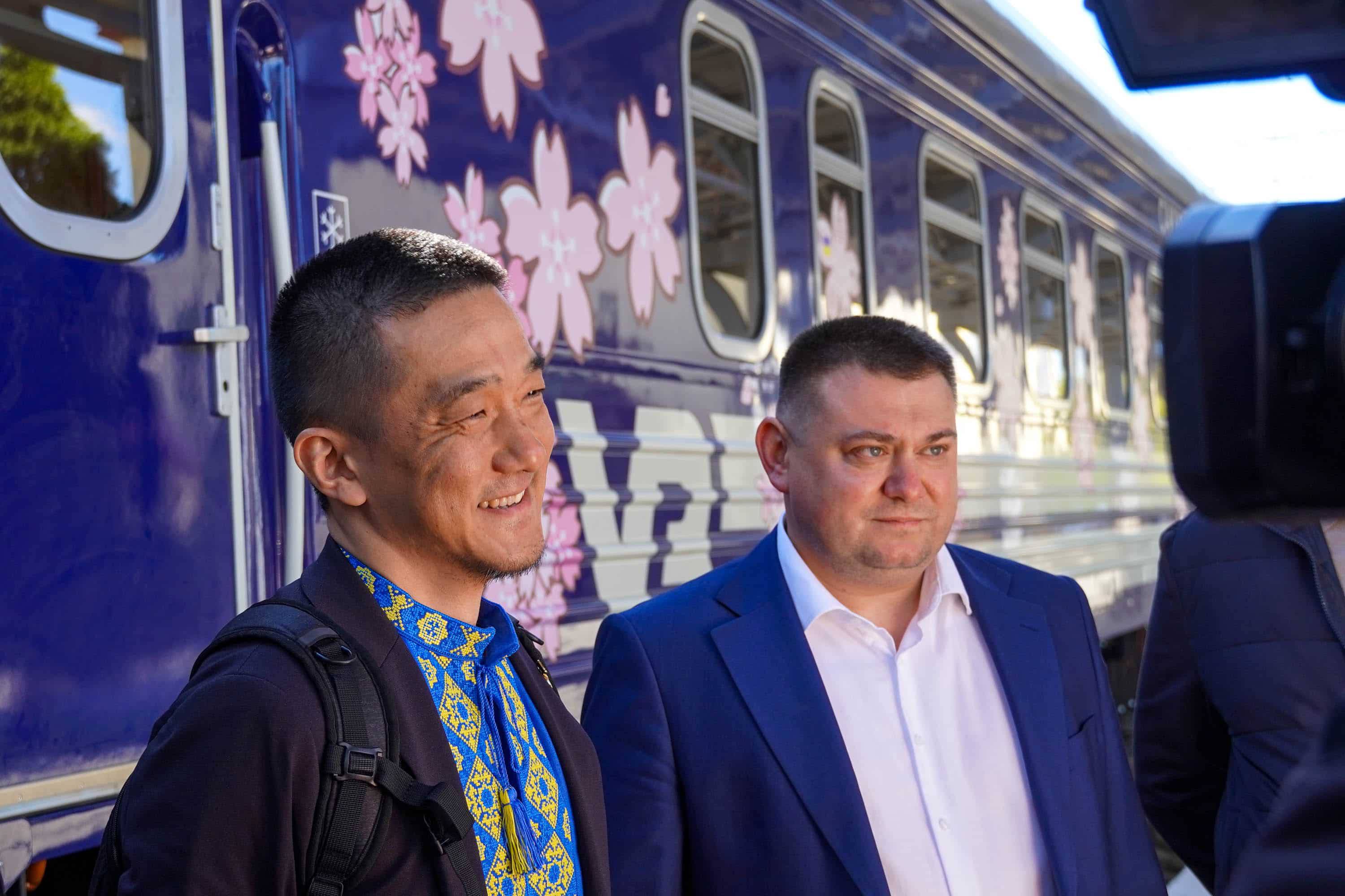 Новий флагманський потяг «Сакура» прибув сьогодні в Ужгород