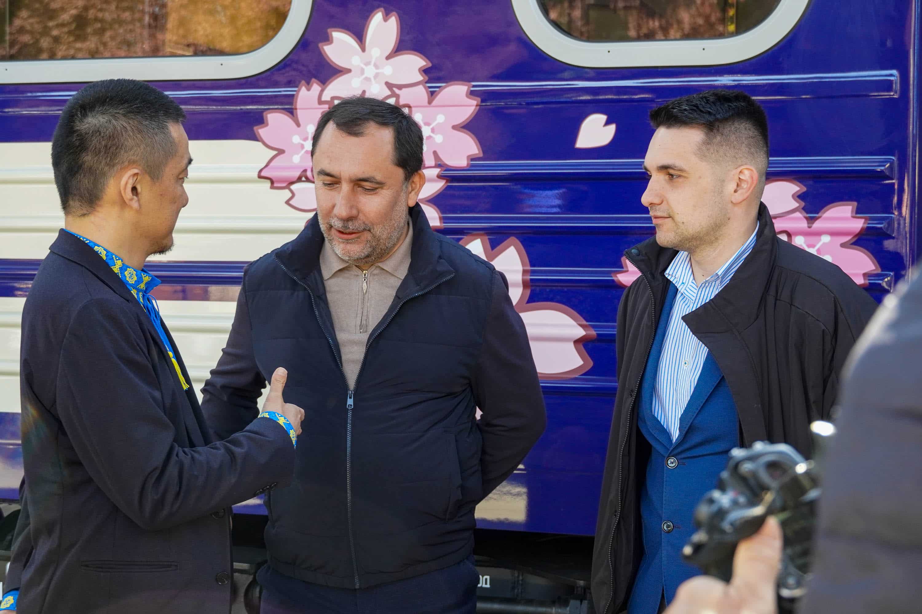 Новий флагманський потяг «Сакура» прибув сьогодні в Ужгород