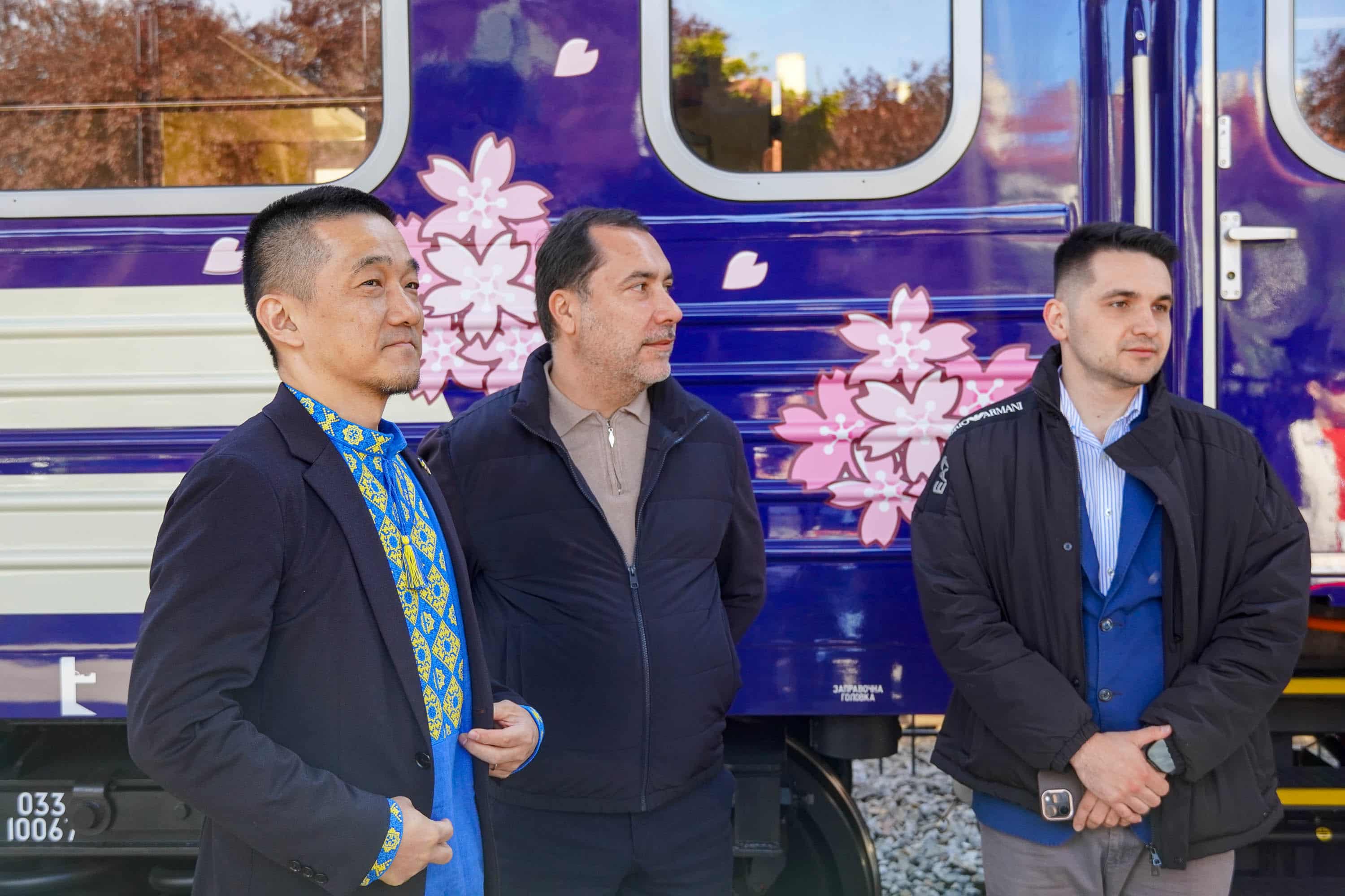 Новий флагманський потяг «Сакура» прибув сьогодні в Ужгород