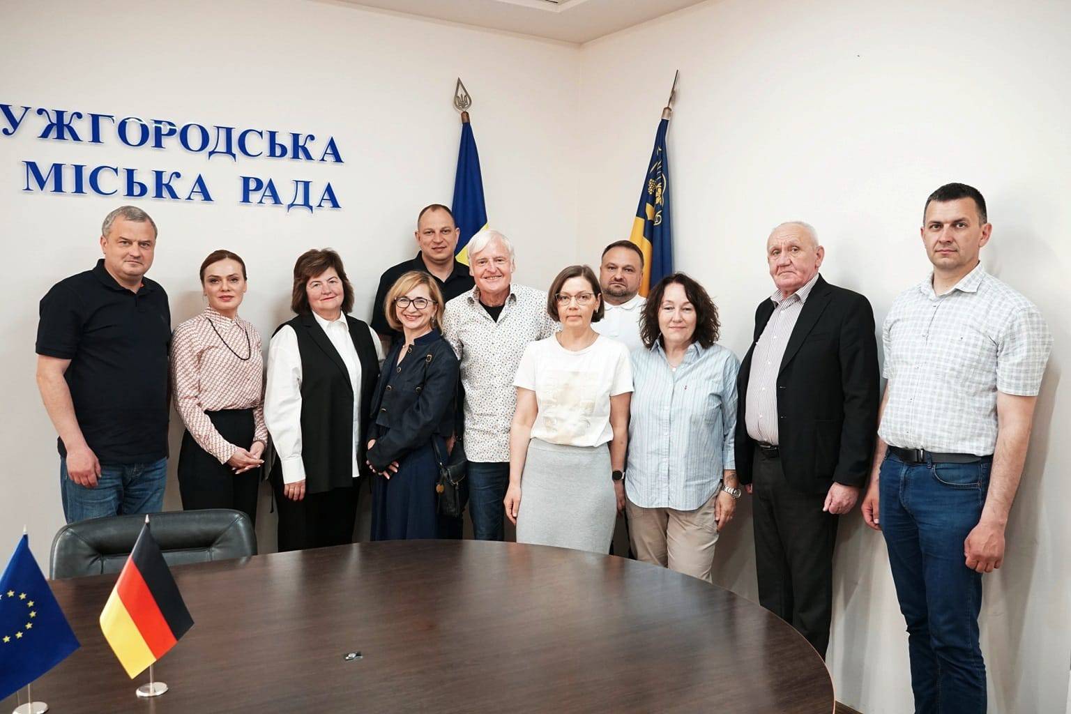 Делегація з німецького міста Фюрт відвідала Ужгородську міську раду з робочим візитом