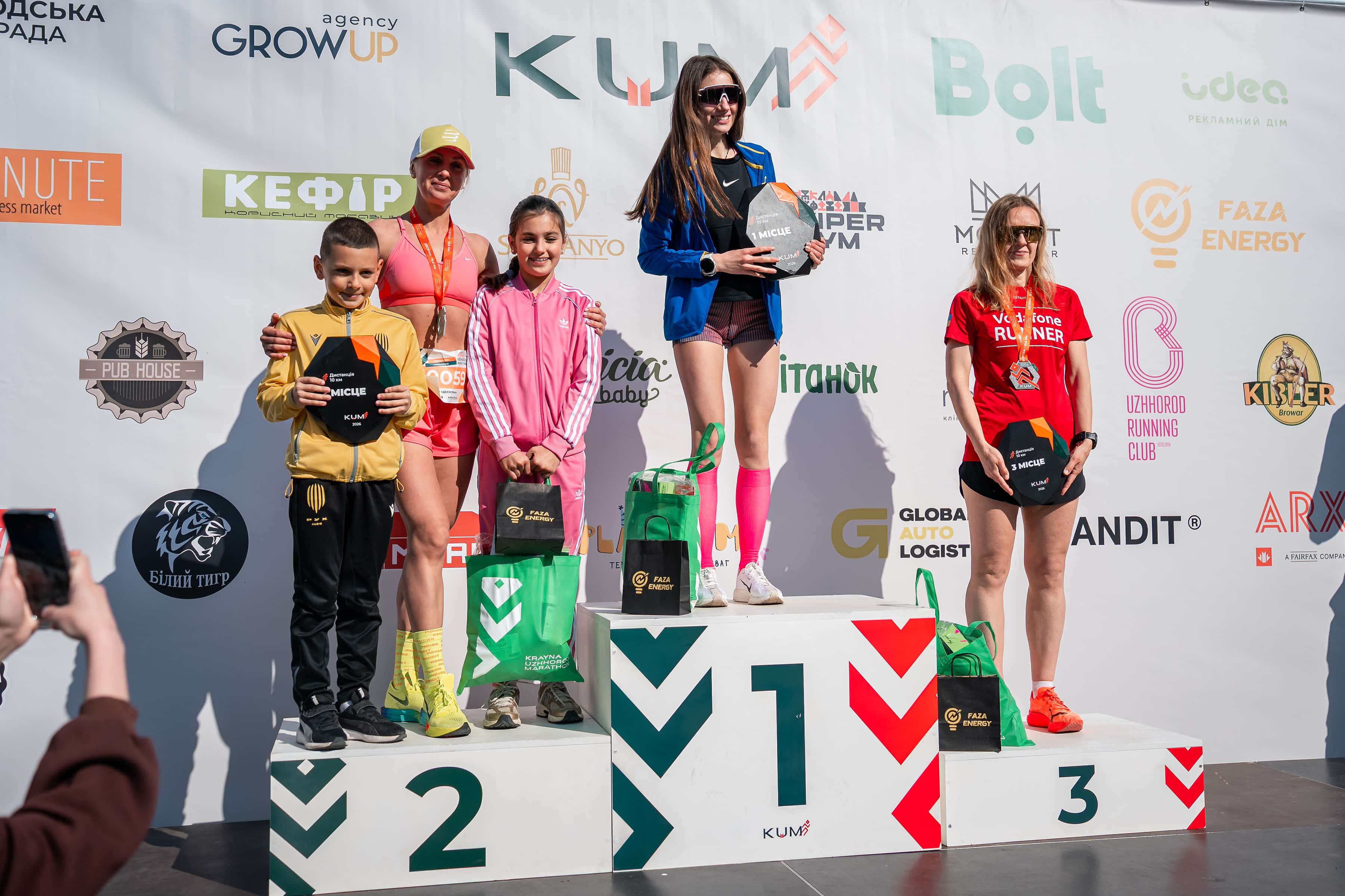 450 тисяч гривень зібрали під час благодійного Krayna Uzhhorod Marathon