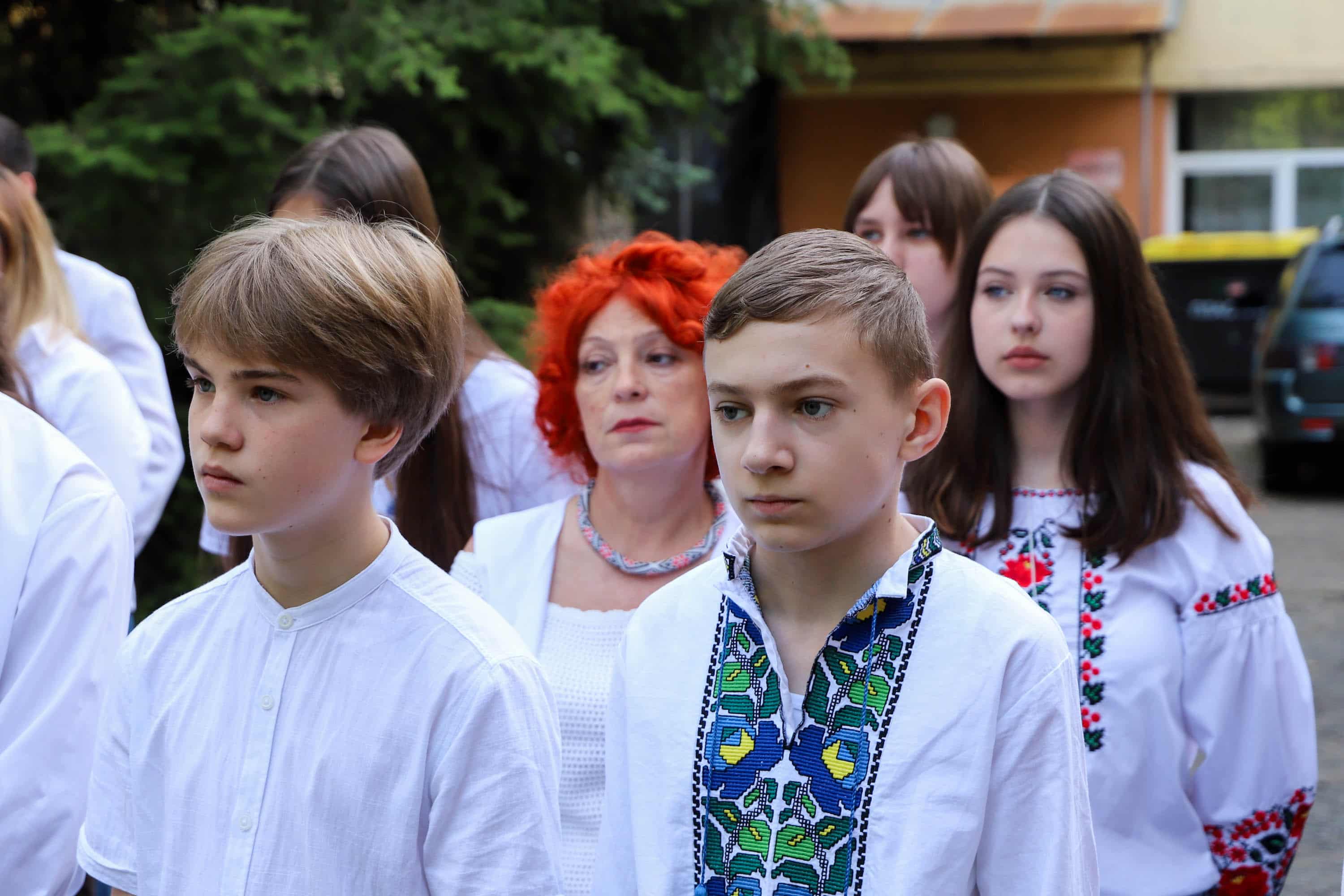 В Ужгородському ліцеї "Інтелект" підняли Прапор Надії