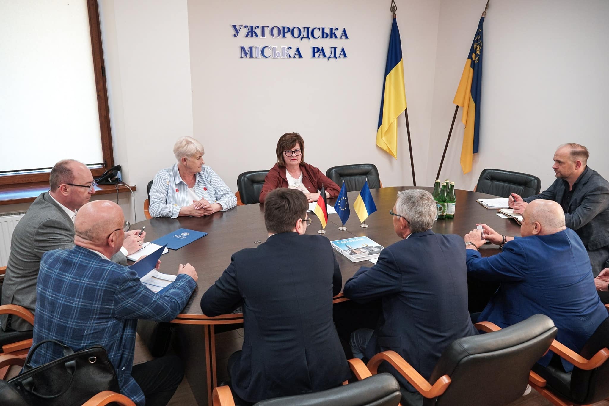 В Ужгородській міській раді відбулася робоча зустріч із представниками міждисциплінарного німецько-українського консорціуму RaumChance für Ukraine